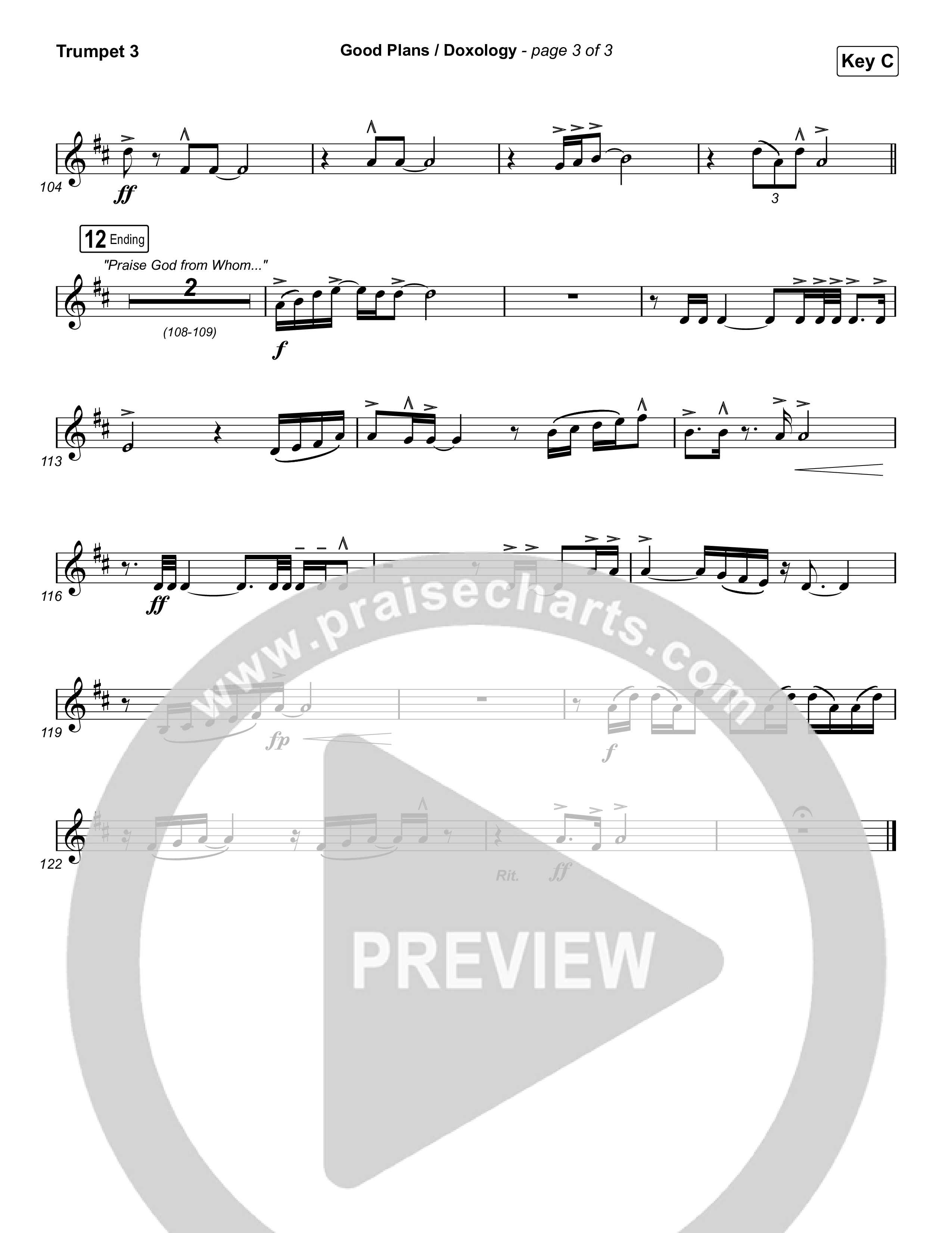 Good Plans/Doxology Trumpet 3 (Red Rocks Worship)
