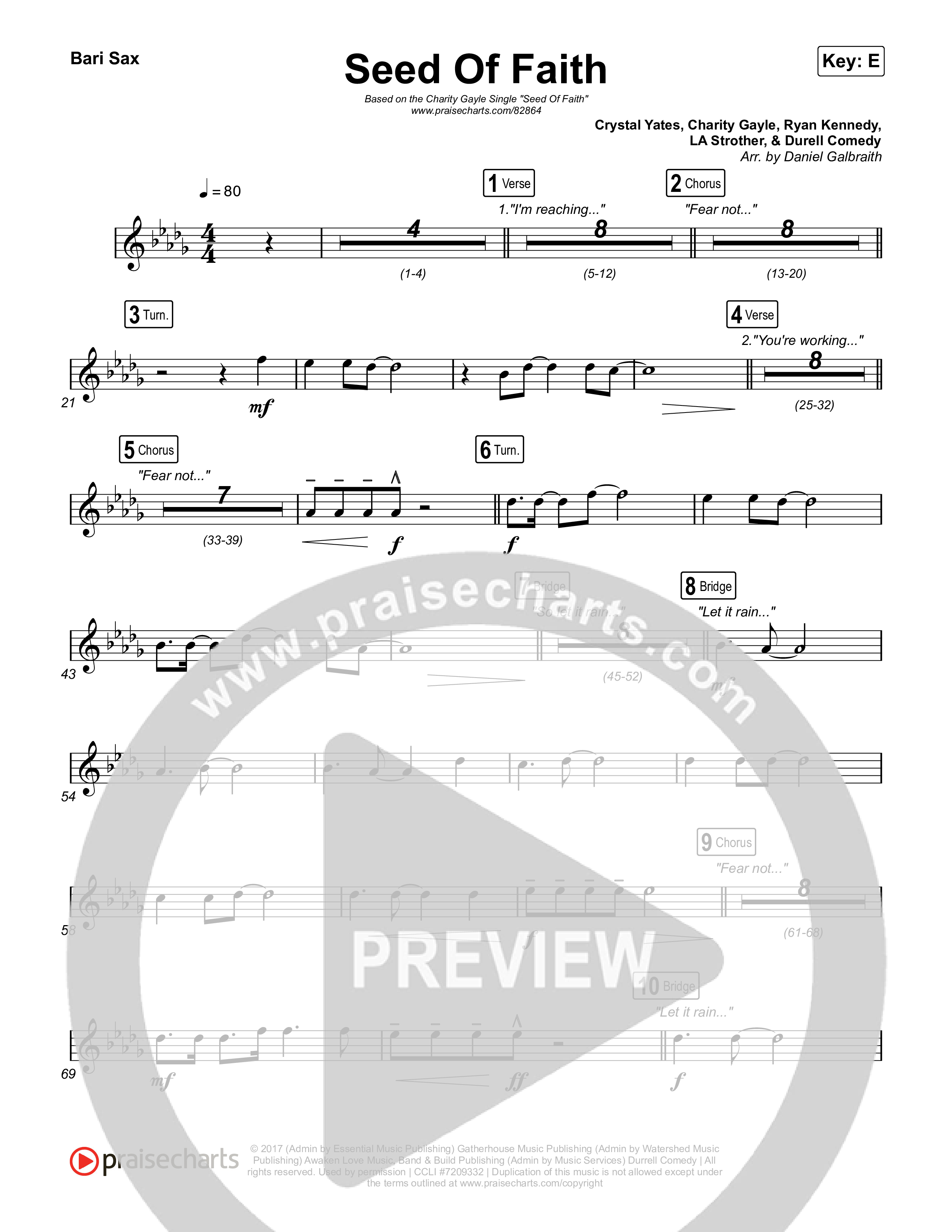 Seed Of Faith Bari Sax (Charity Gayle)