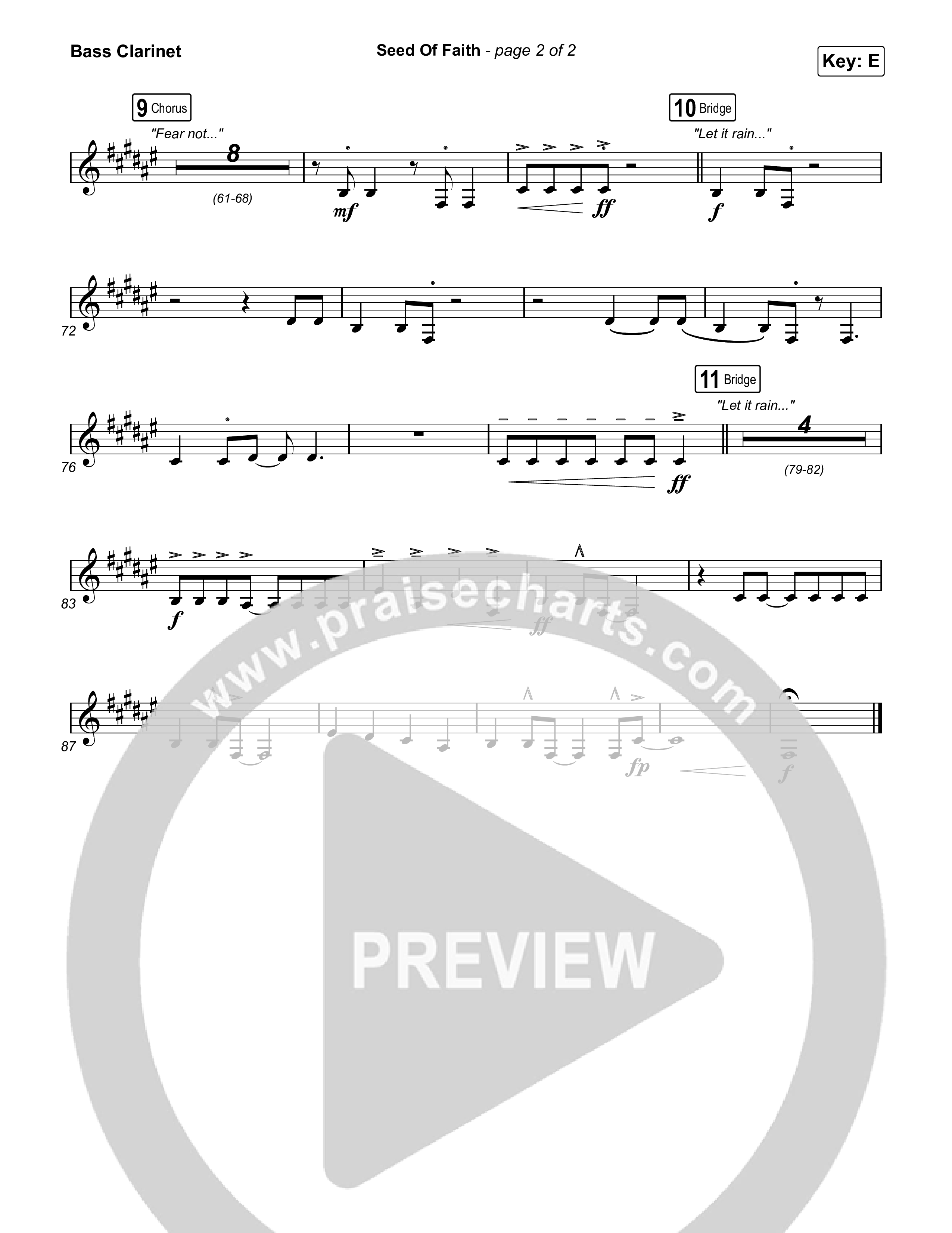 Seed Of Faith Bass Clarinet (Charity Gayle)