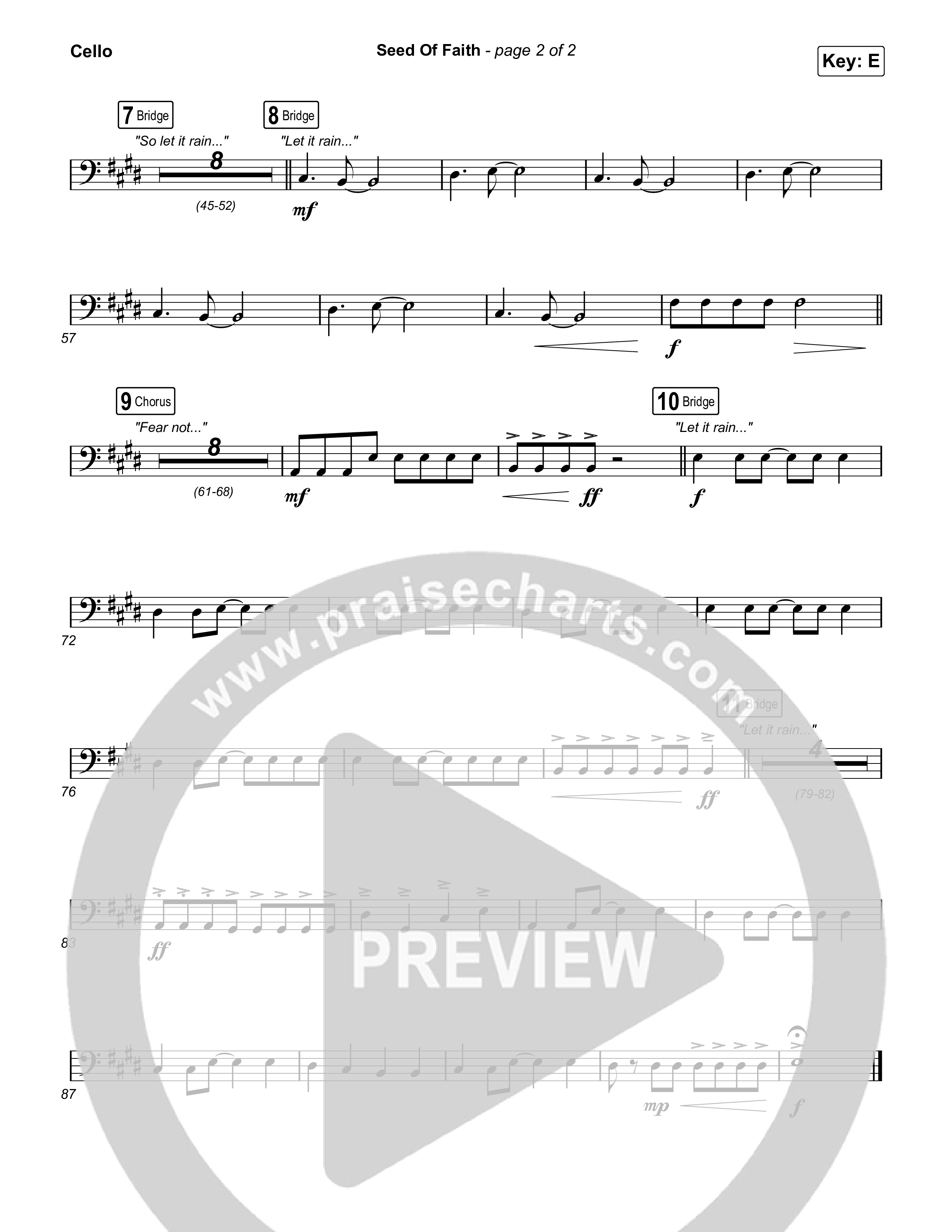 Seed Of Faith Cello (Charity Gayle)