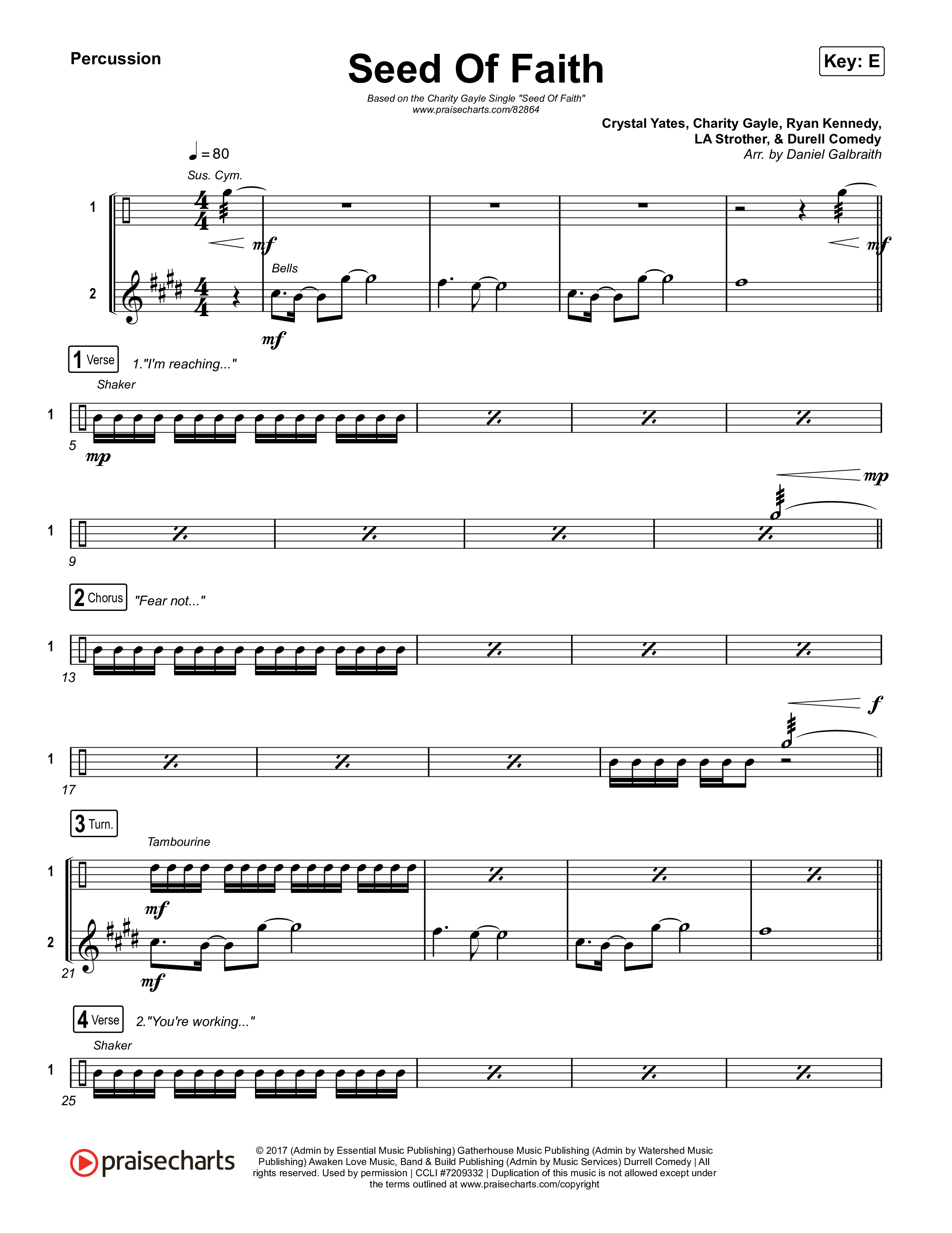 Seed Of Faith Percussion (Charity Gayle)