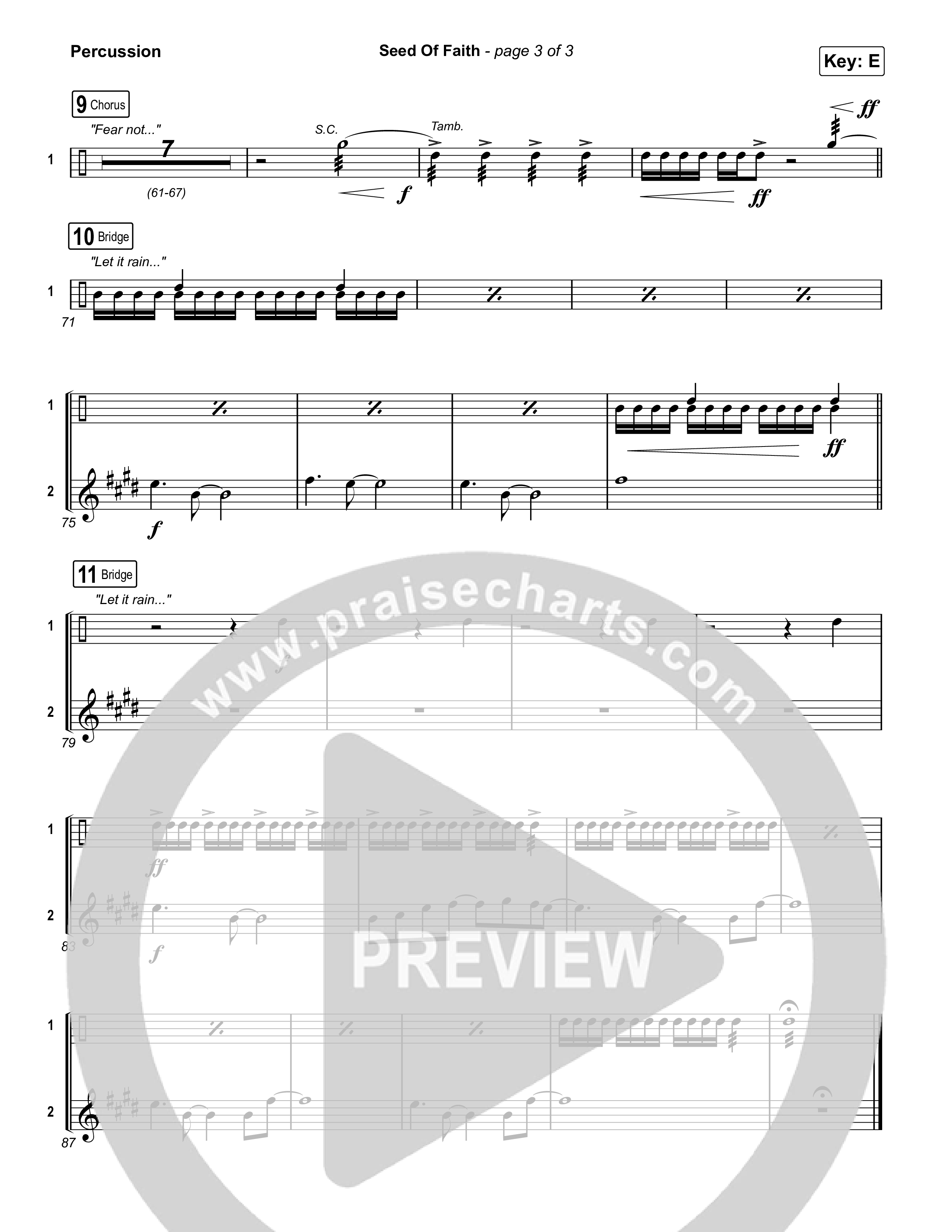 Seed Of Faith Percussion (Charity Gayle)