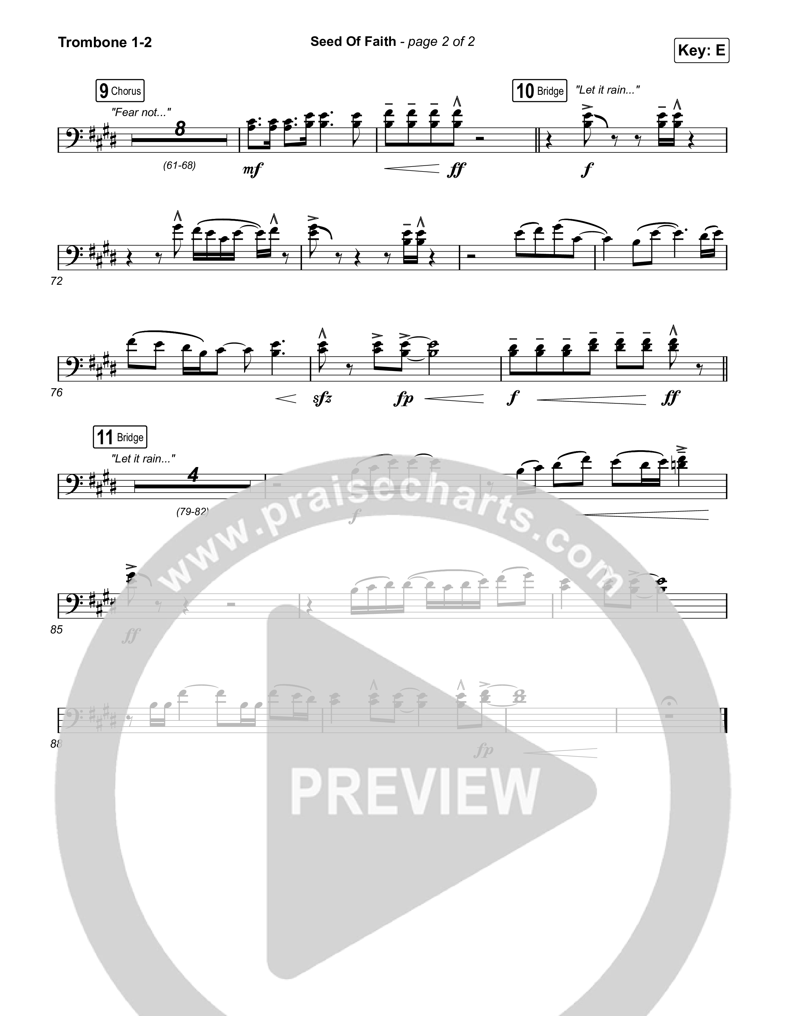 Seed Of Faith Trombone 1,2 (Charity Gayle)