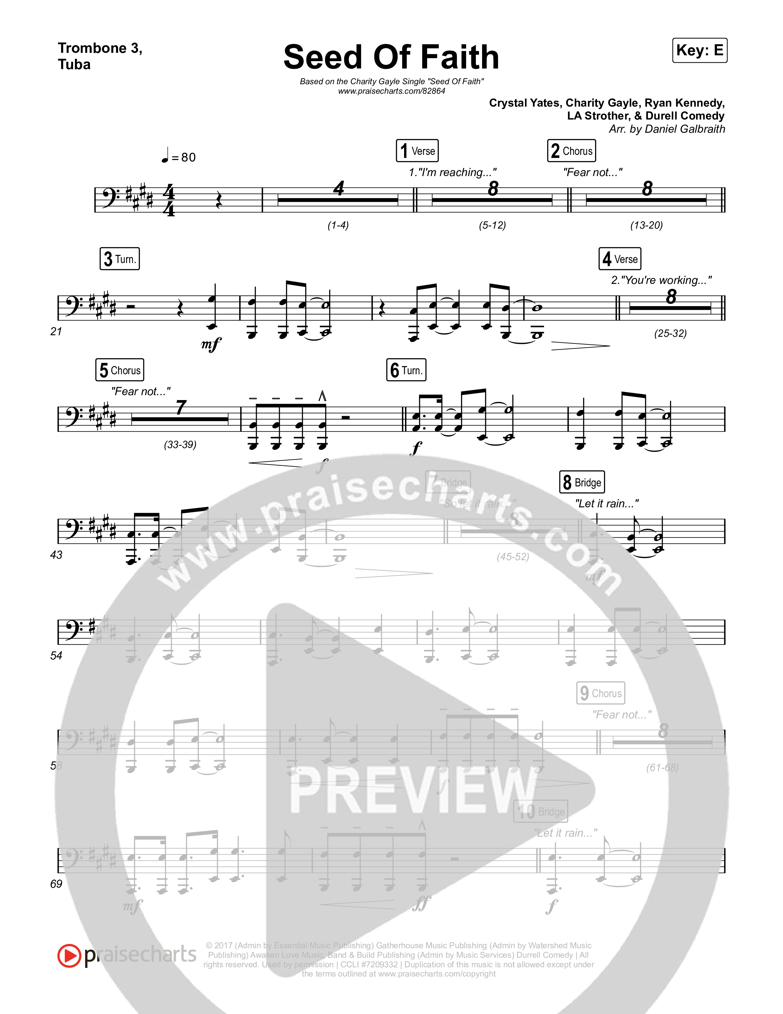 Seed Of Faith Trombone 1,2 (Charity Gayle)