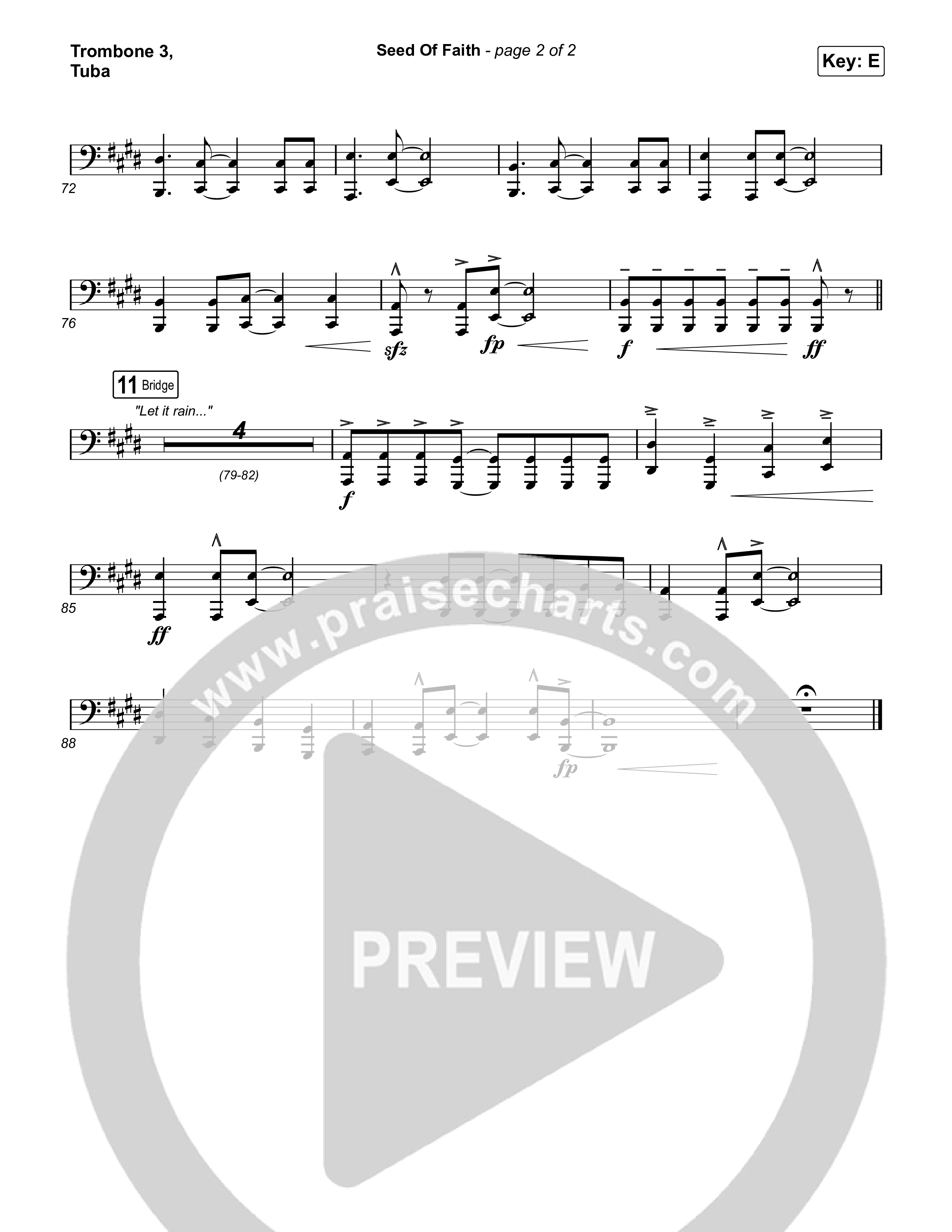 Seed Of Faith Trombone 3/Tuba (Charity Gayle)