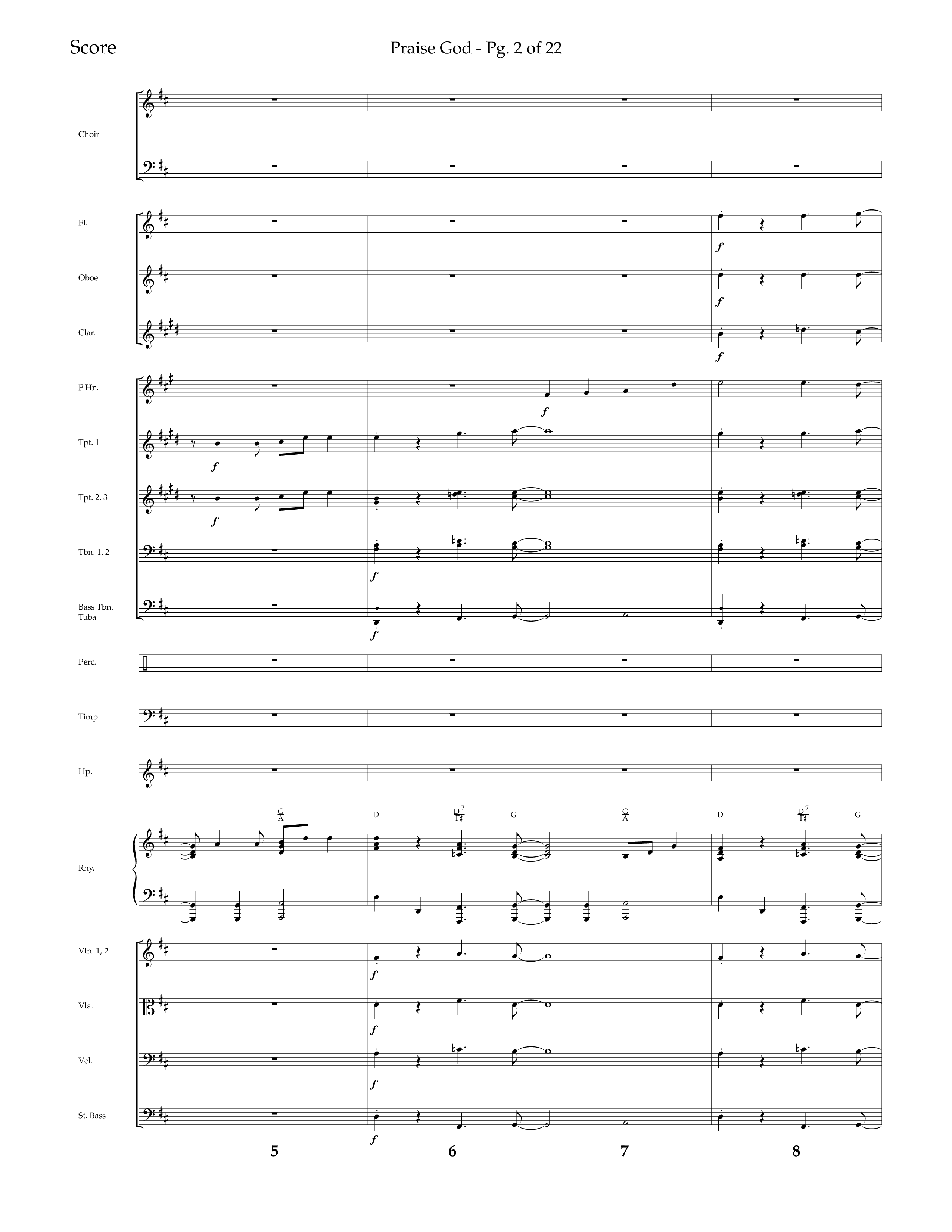 Praise God (Choral Anthem SATB) Conductor's Score (Lifeway Choral / Arr. Dennis Allen)