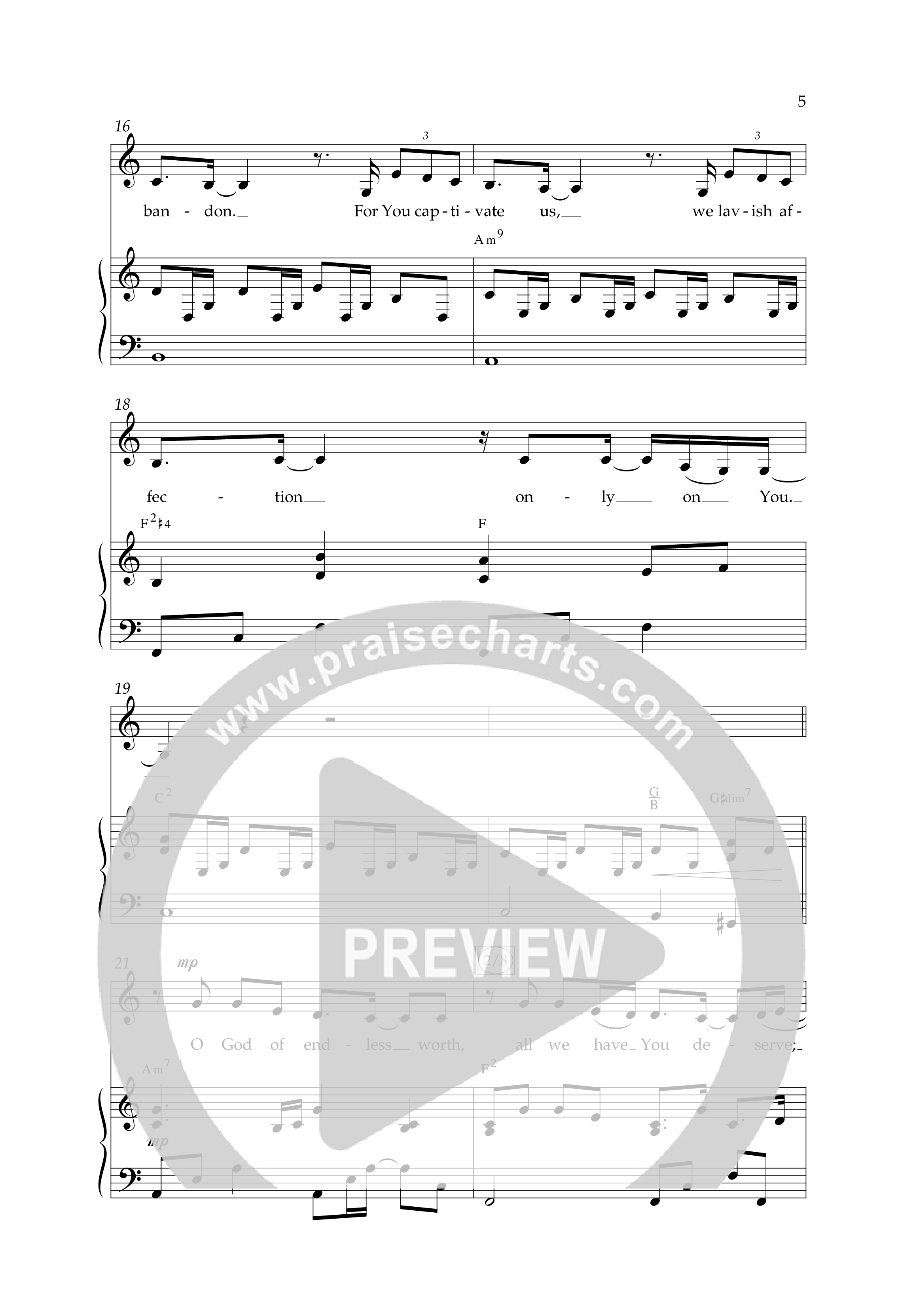 Passion Of Our Hearts (Choral Anthem SATB) Anthem (SATB/Piano) (Arr. J. Daniel Smith)