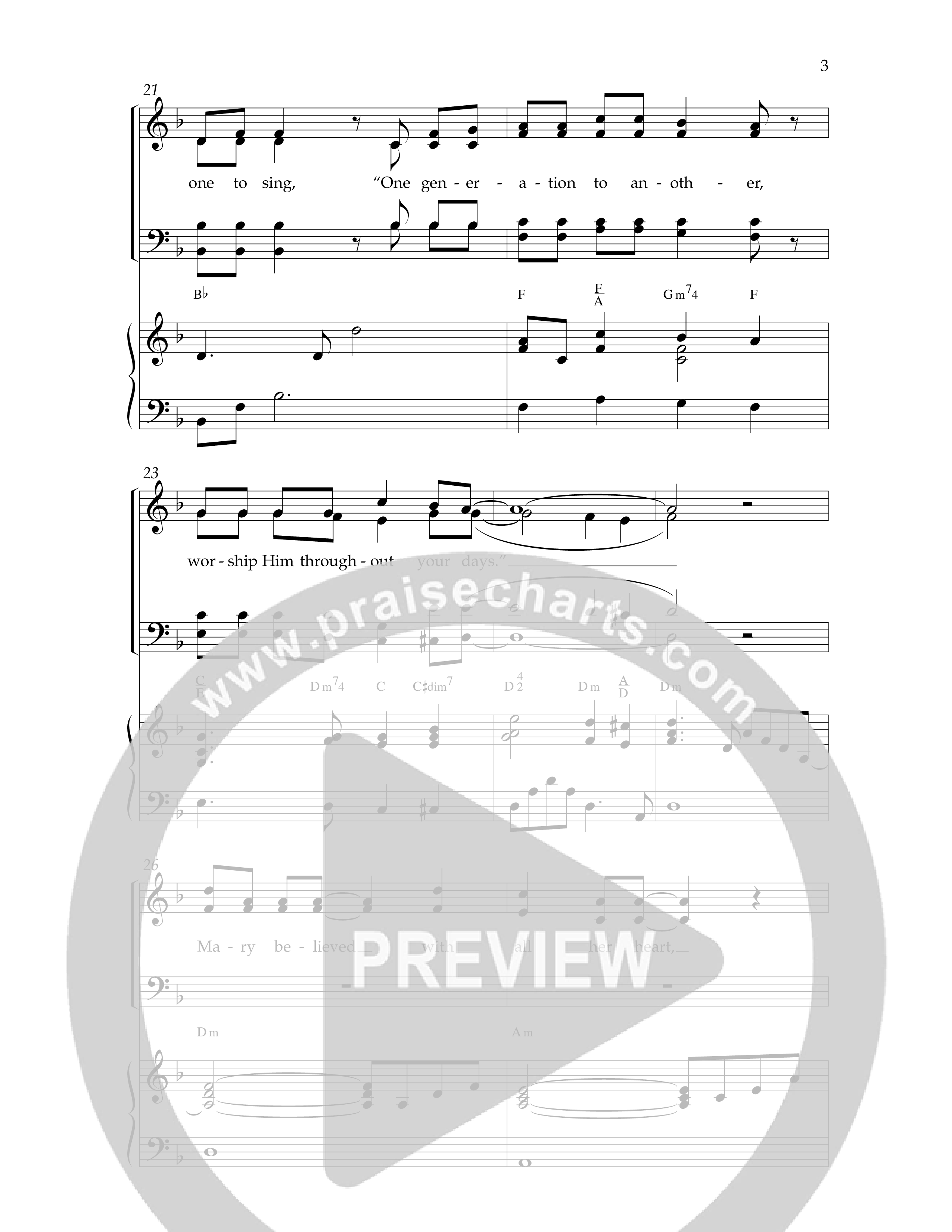 One Song (Choral Anthem SATB) Anthem (SATB/Piano) (Lifeway Choral / Arr. Robert Sterling)