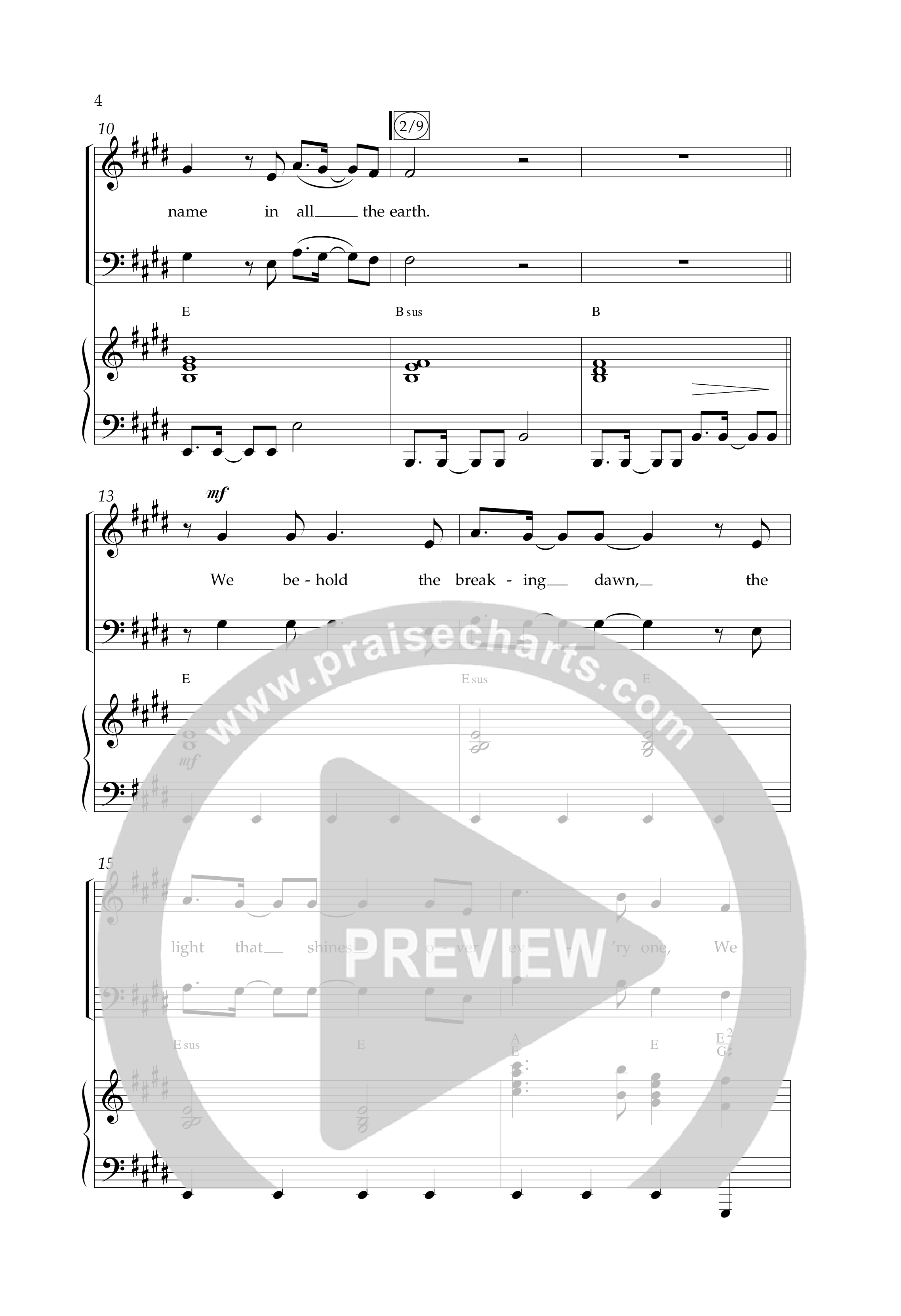 Oh Our Lord (Choral Anthem SATB) Anthem (SATB/Piano) (Lifeway Choral / Arr. Joshua Spacht)
