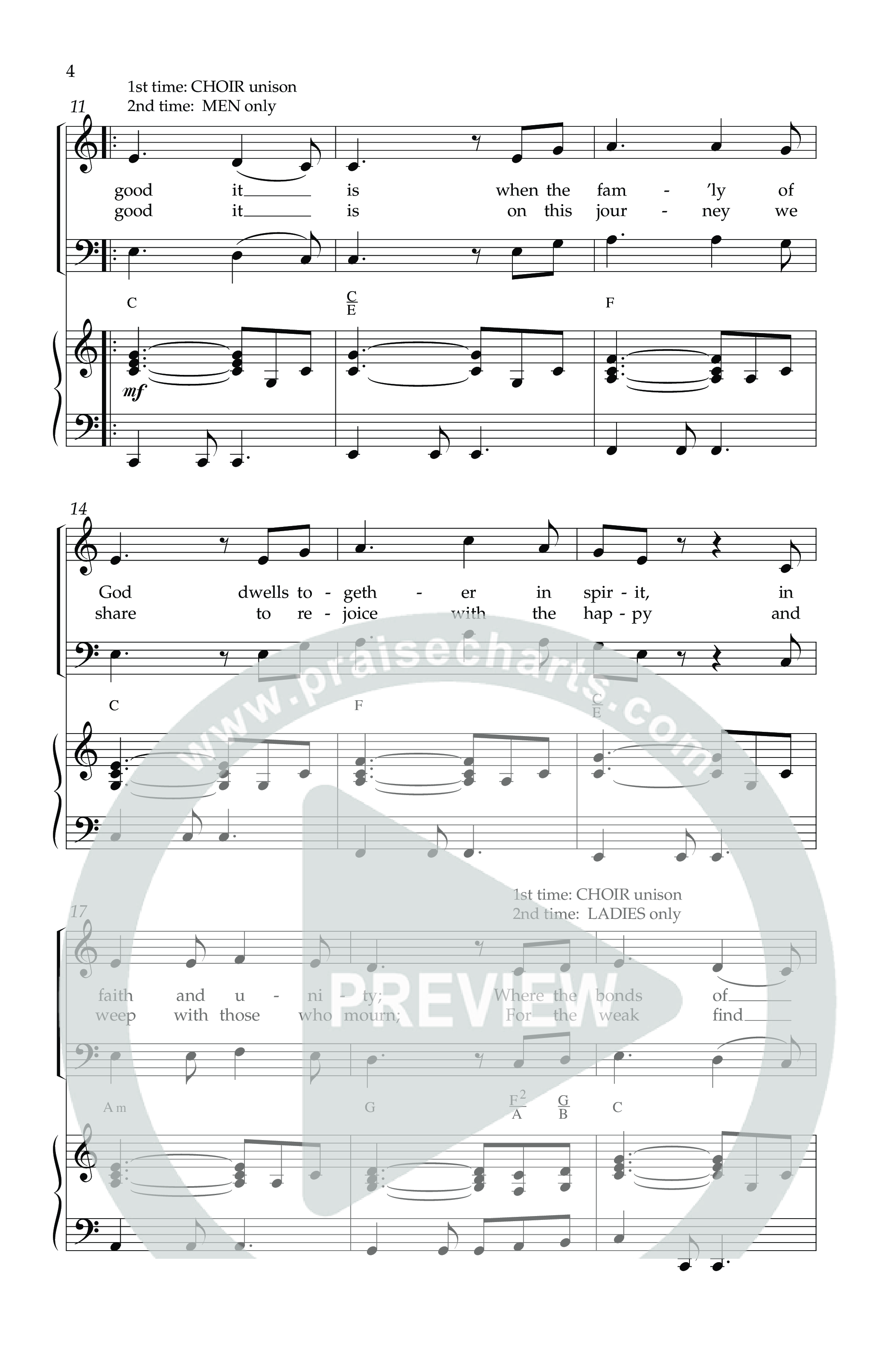 Oh How Good It Is (Choral Anthem SATB) Anthem (SATB/Piano) (Lifeway Choral / Arr. David Hamilton)