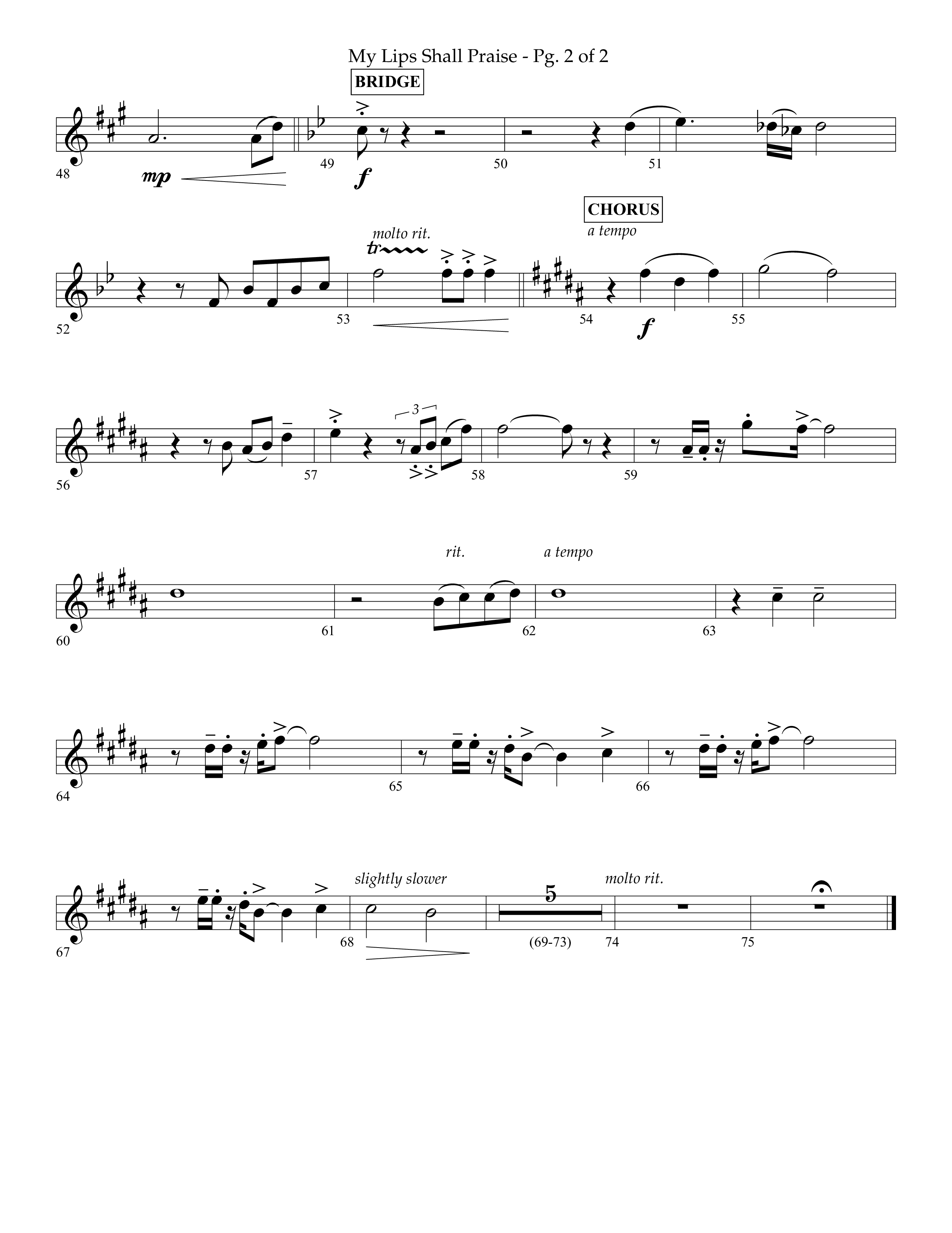 My Lips Shall Praise (Choral Anthem SATB) Oboe (Lifeway Choral / Arr. John Bolin / Orch. Phillip Keveren)