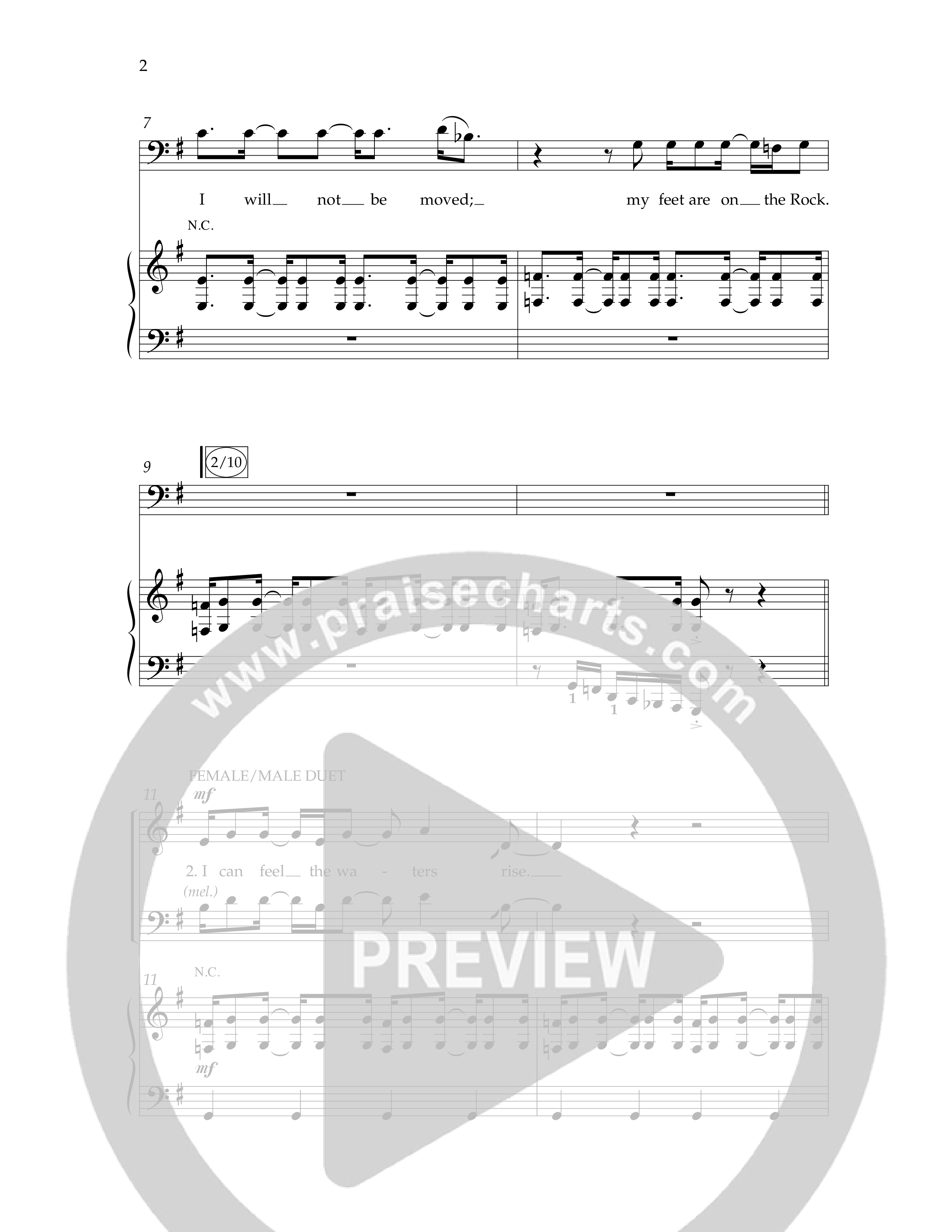 My Feet Are On The Rock (Choral Anthem SATB) Anthem (SATB/Piano) (Lifeway Choral / Arr. Daniel Semsen)