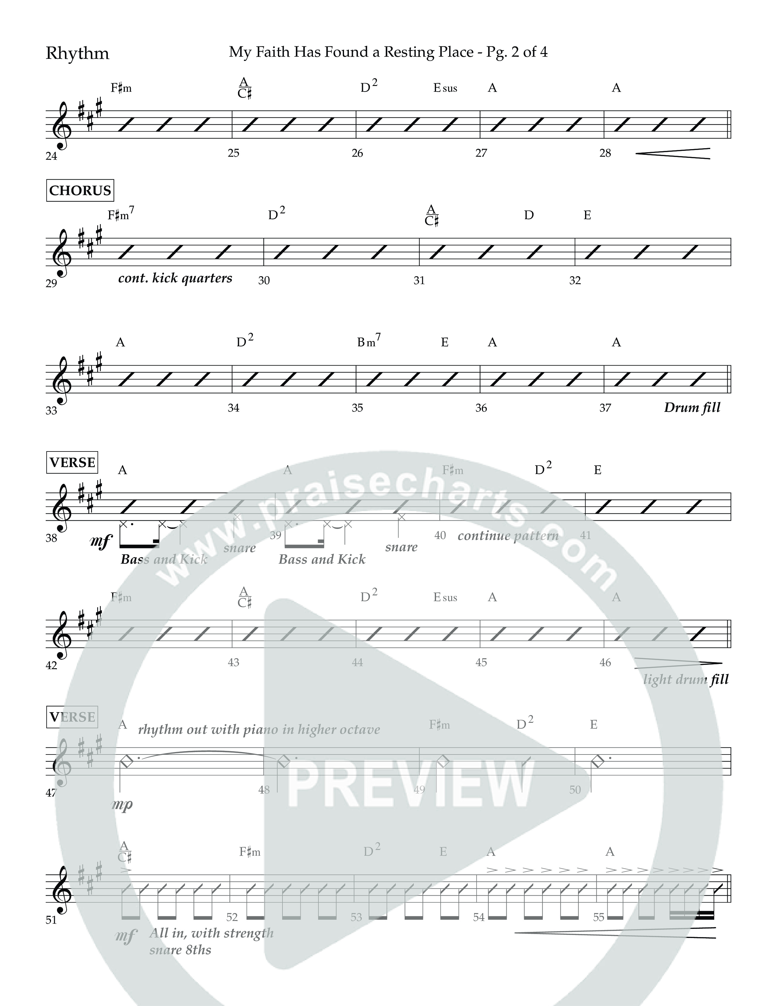 My Faith Has Found a Resting Place (Forever Found) (Choral Anthem SATB) Lead Melody & Rhythm (Lifeway Choral / Arr. John Bolin / Orch. Cliff Duren)