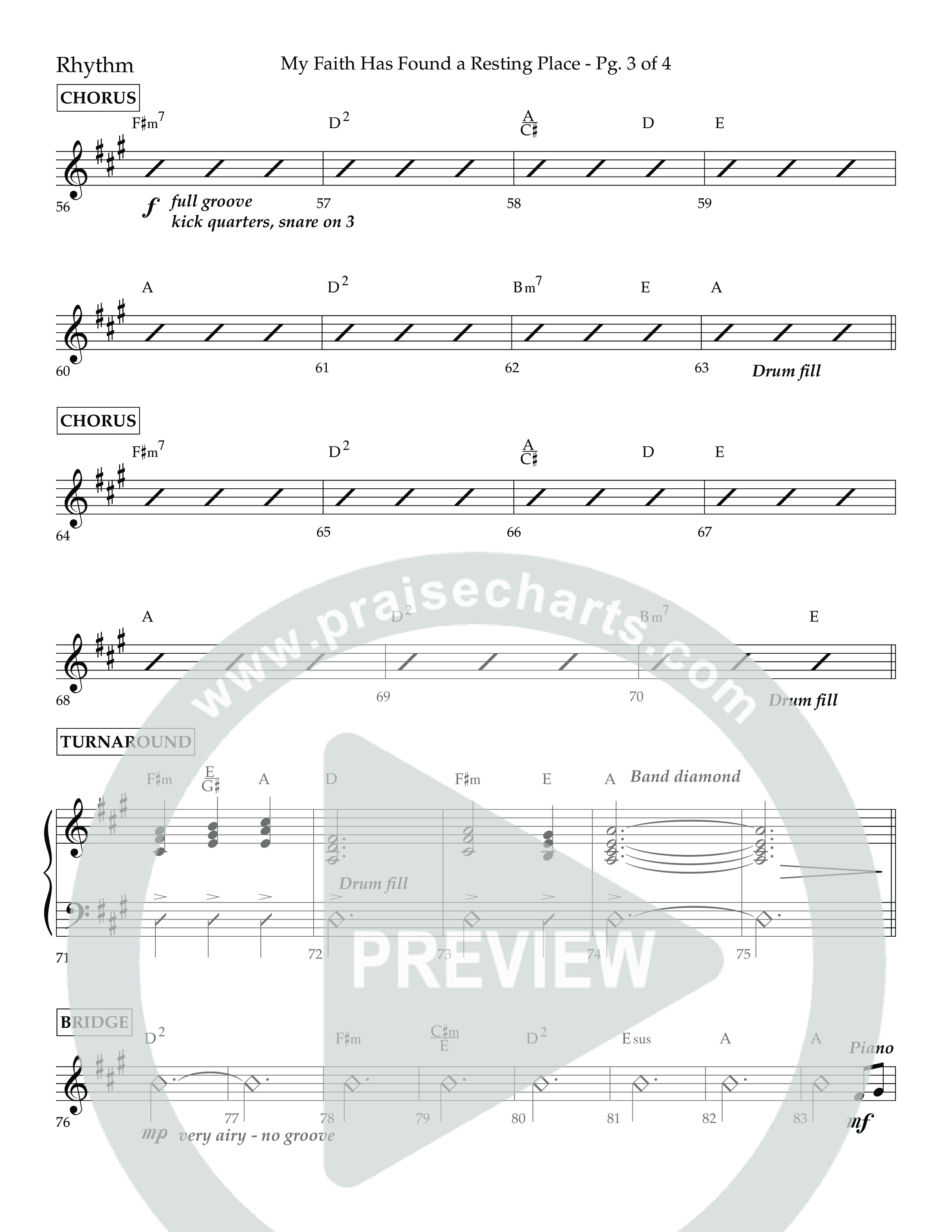 My Faith Has Found a Resting Place (Forever Found) (Choral Anthem SATB) Lead Melody & Rhythm (Lifeway Choral / Arr. John Bolin / Orch. Cliff Duren)