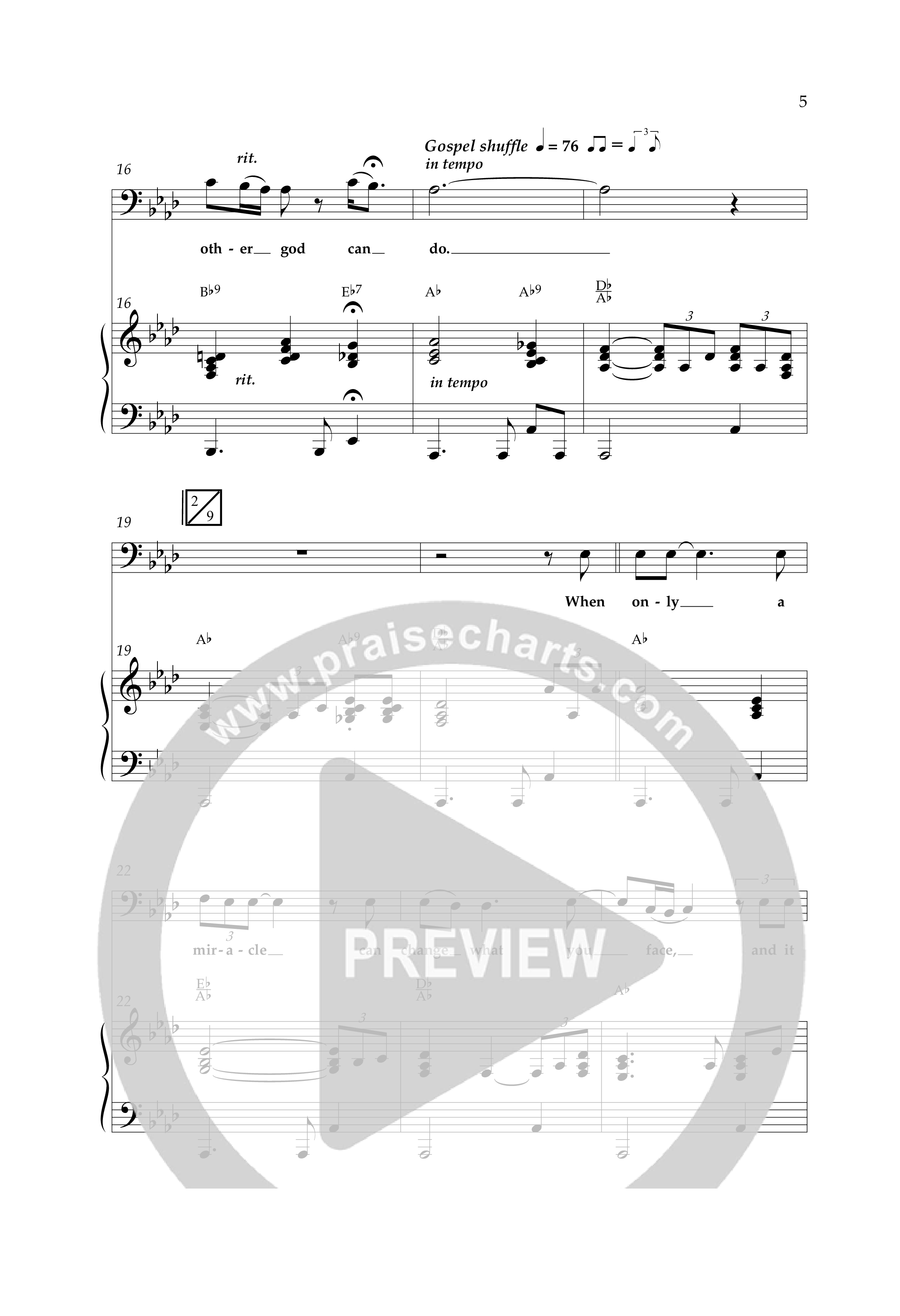 Mountains Will Fall with Got Any Rivers (Choral Anthem SATB) Anthem (SATB/Piano) (Lifeway Choral / Arr. Cliff Duren)