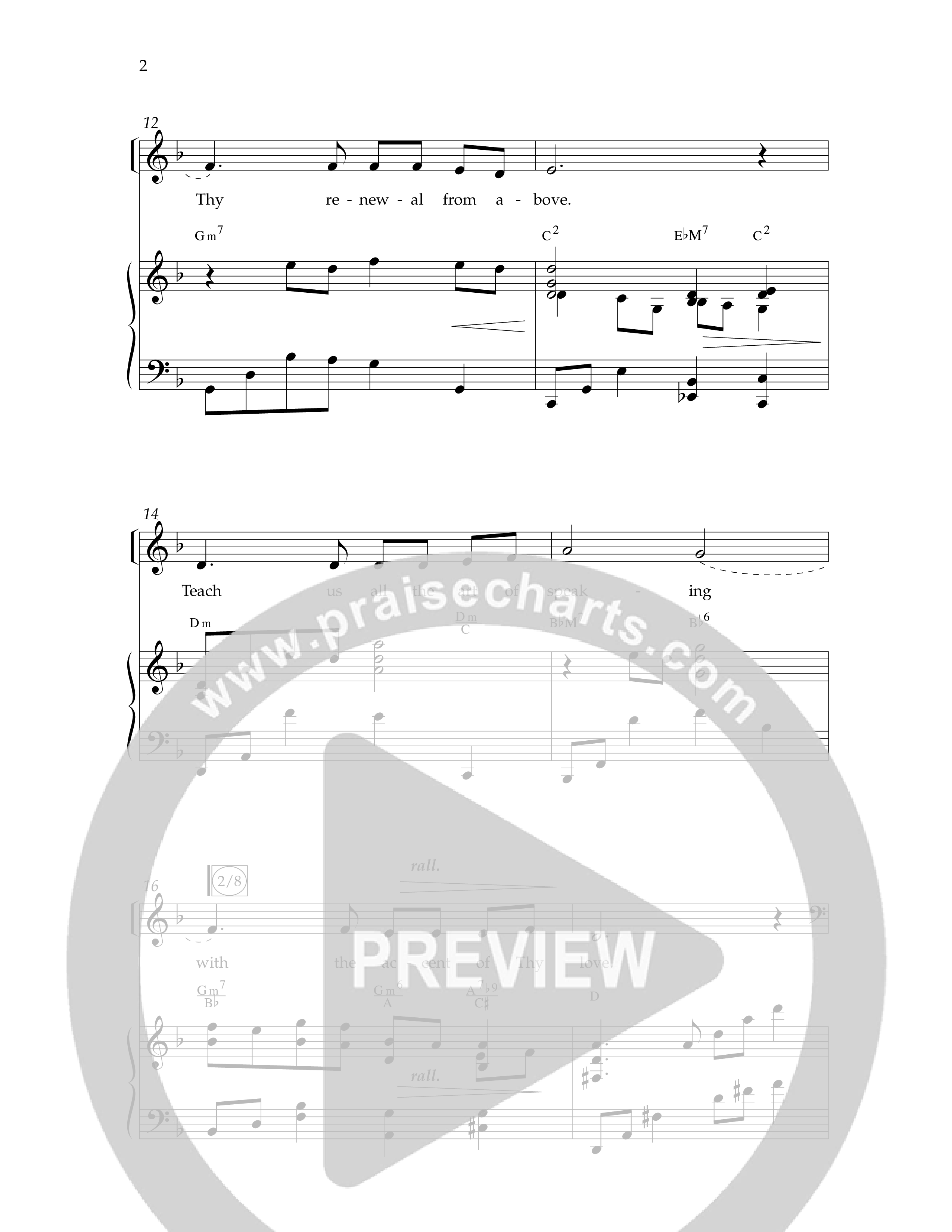 Lord Thy Church On Earth Is Seeking (Choral Anthem SATB) Anthem (SATB/Piano) (Lifeway Choral / Arr. David Hamilton)