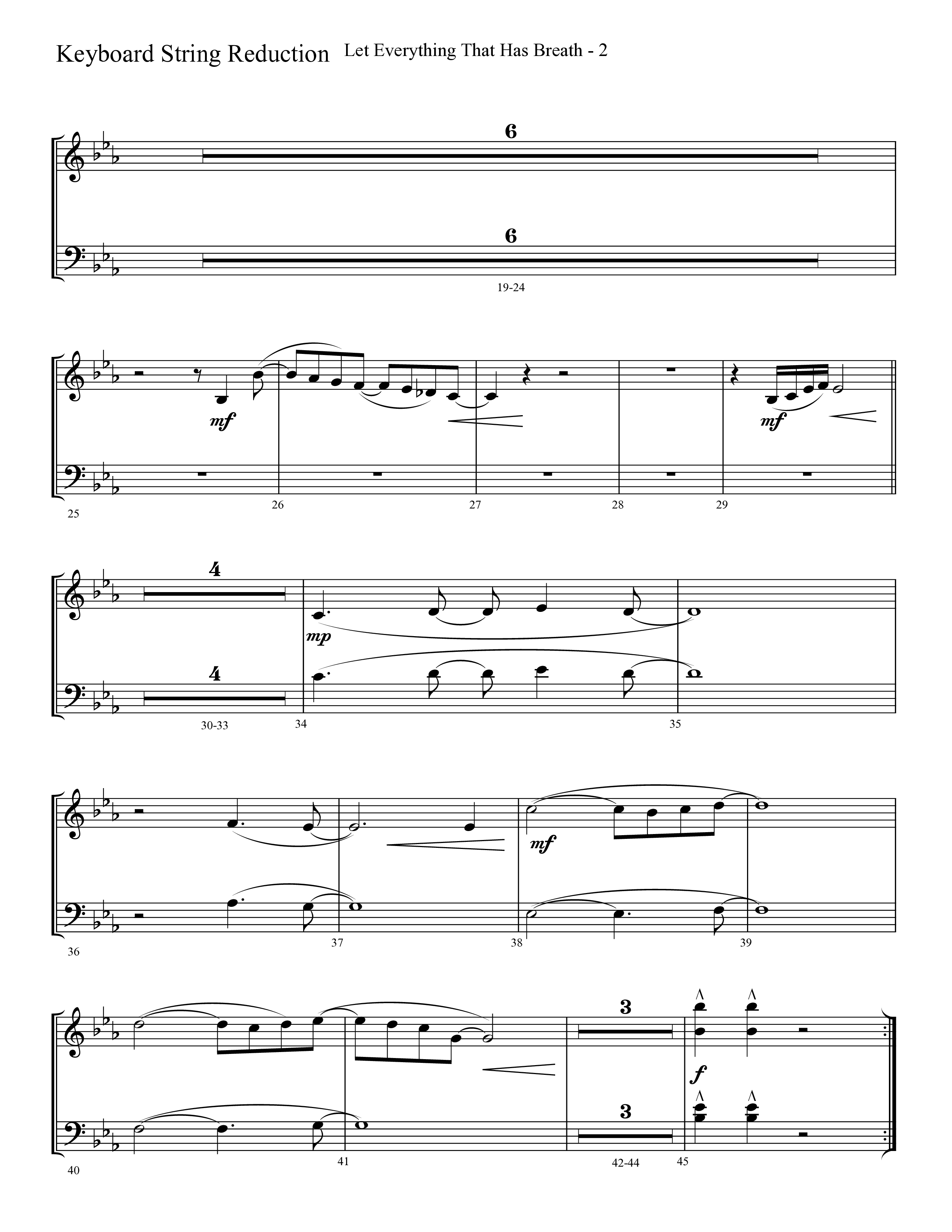 Let Everything That Has Breath (Choral Anthem SATB) String Reduction (Lifeway Choral / Arr. Cliff Duren)
