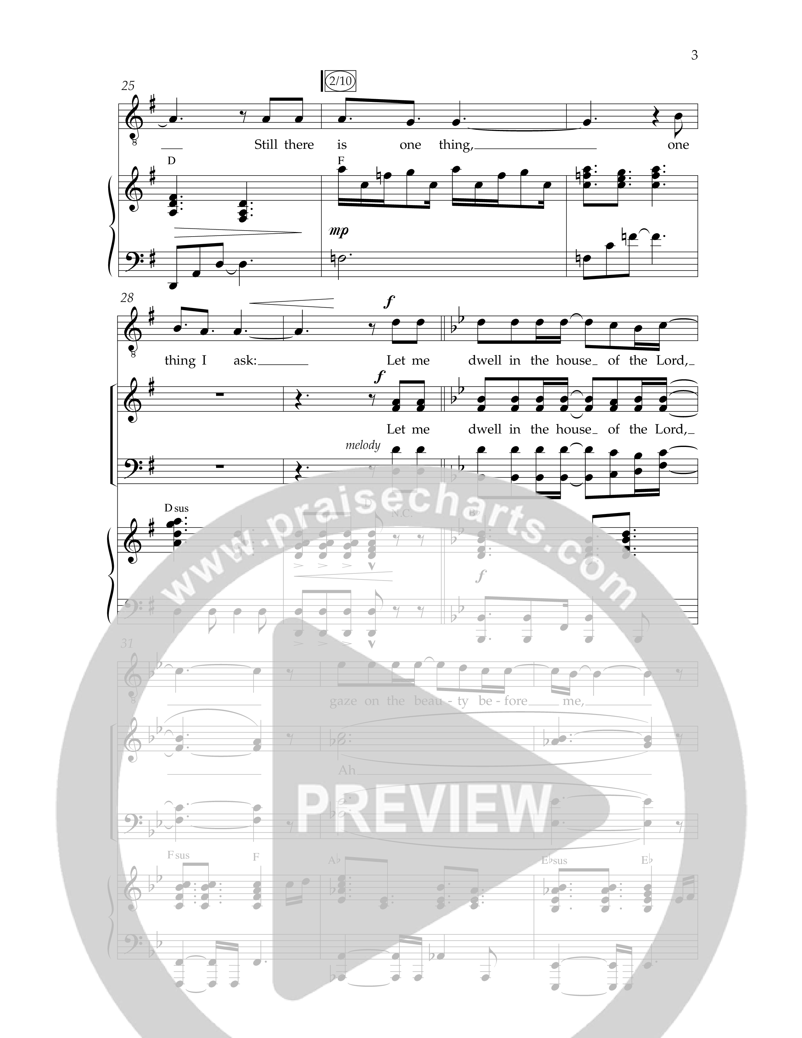 Let Me Dwell (Choral Anthem SATB) Anthem (SATB/Piano) (Lifeway Choral / Arr. Cliff Duren)