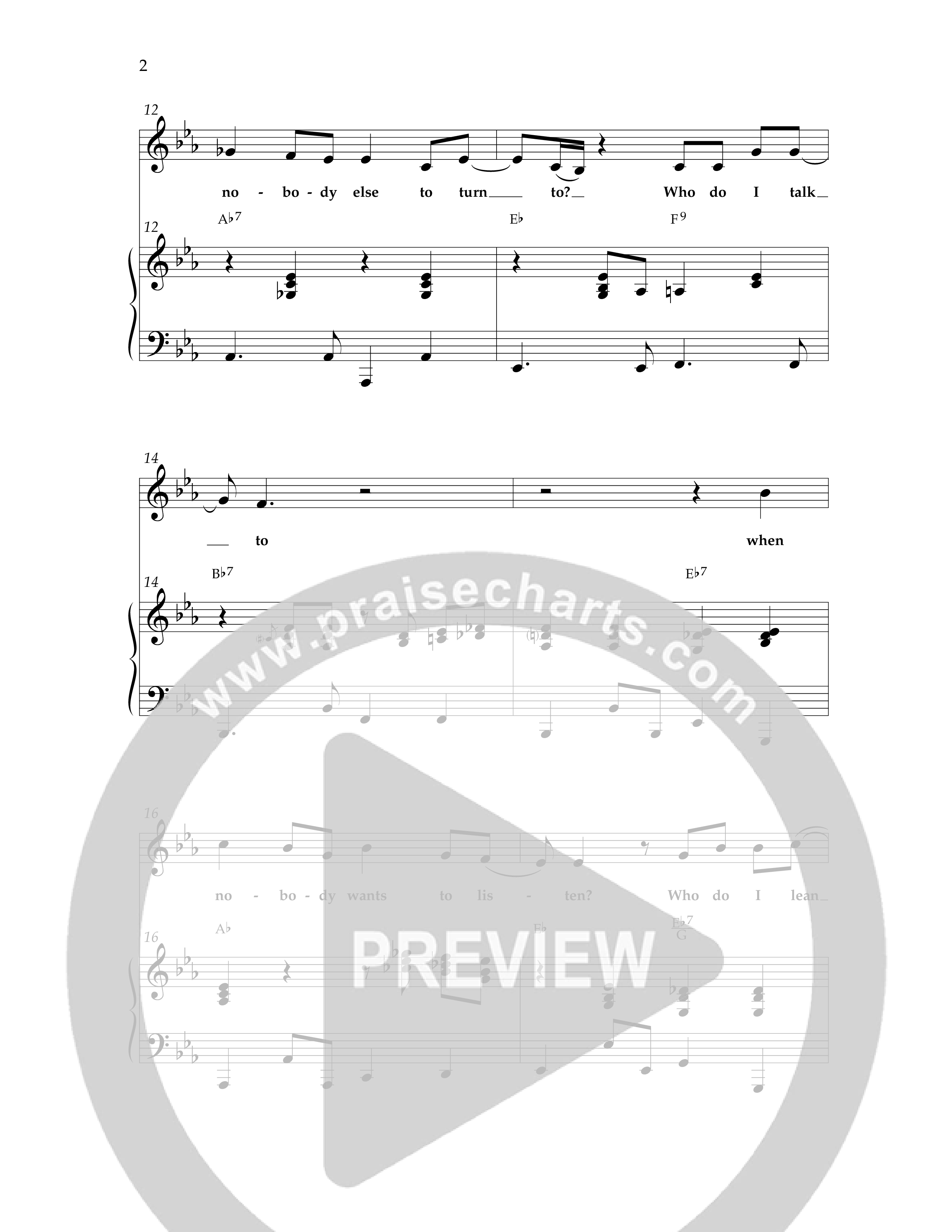 I Go To The Rock (Choral Anthem SATB) Anthem (SATB/Piano) (Lifeway Choral / Arr. Cliff Duren)