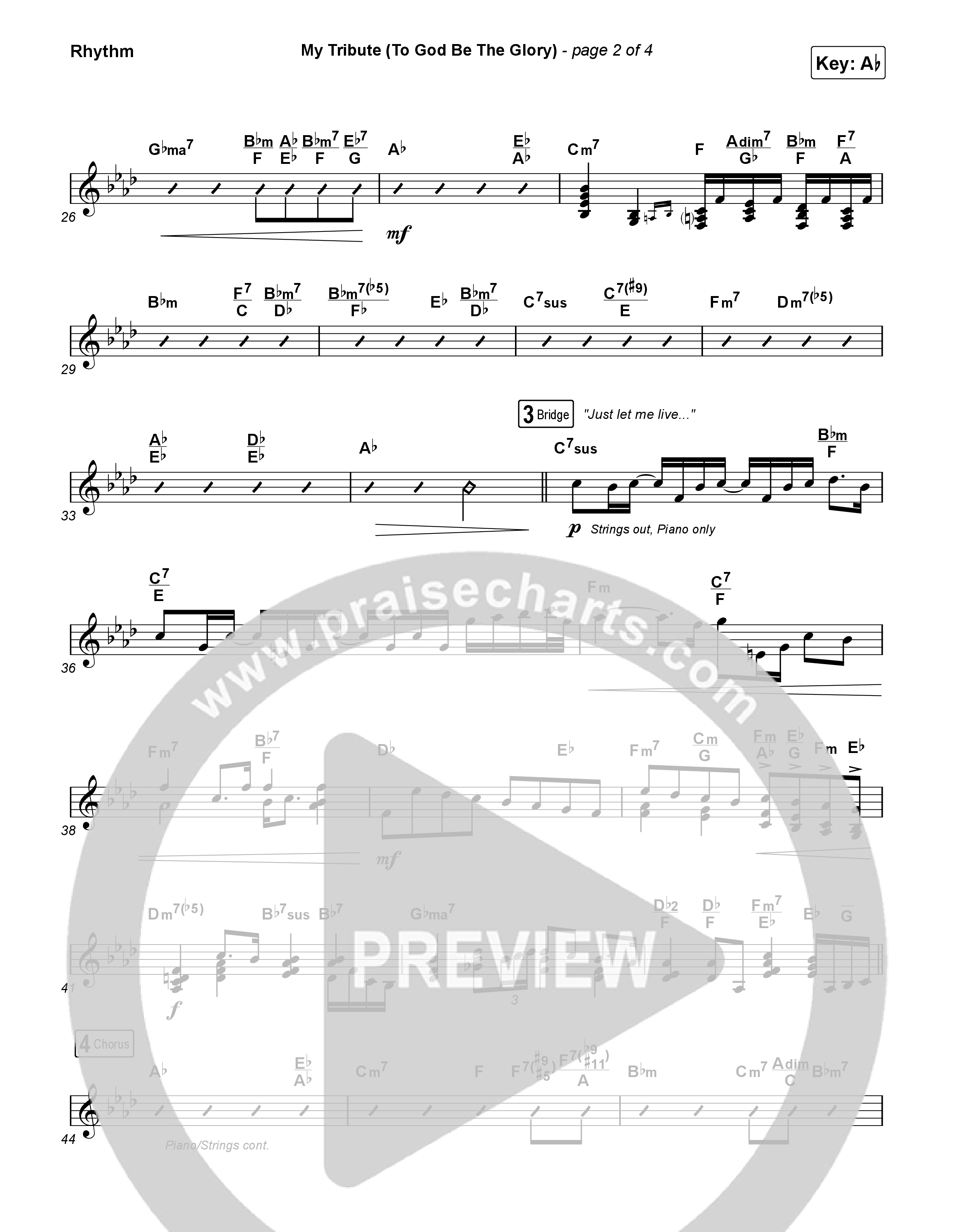 My Tribute (To God Be The Glory) (Worship Choir/SAB) Rhythm Pack (Natalie Grant / CeCe Winans / Arr. Luke Gambill)