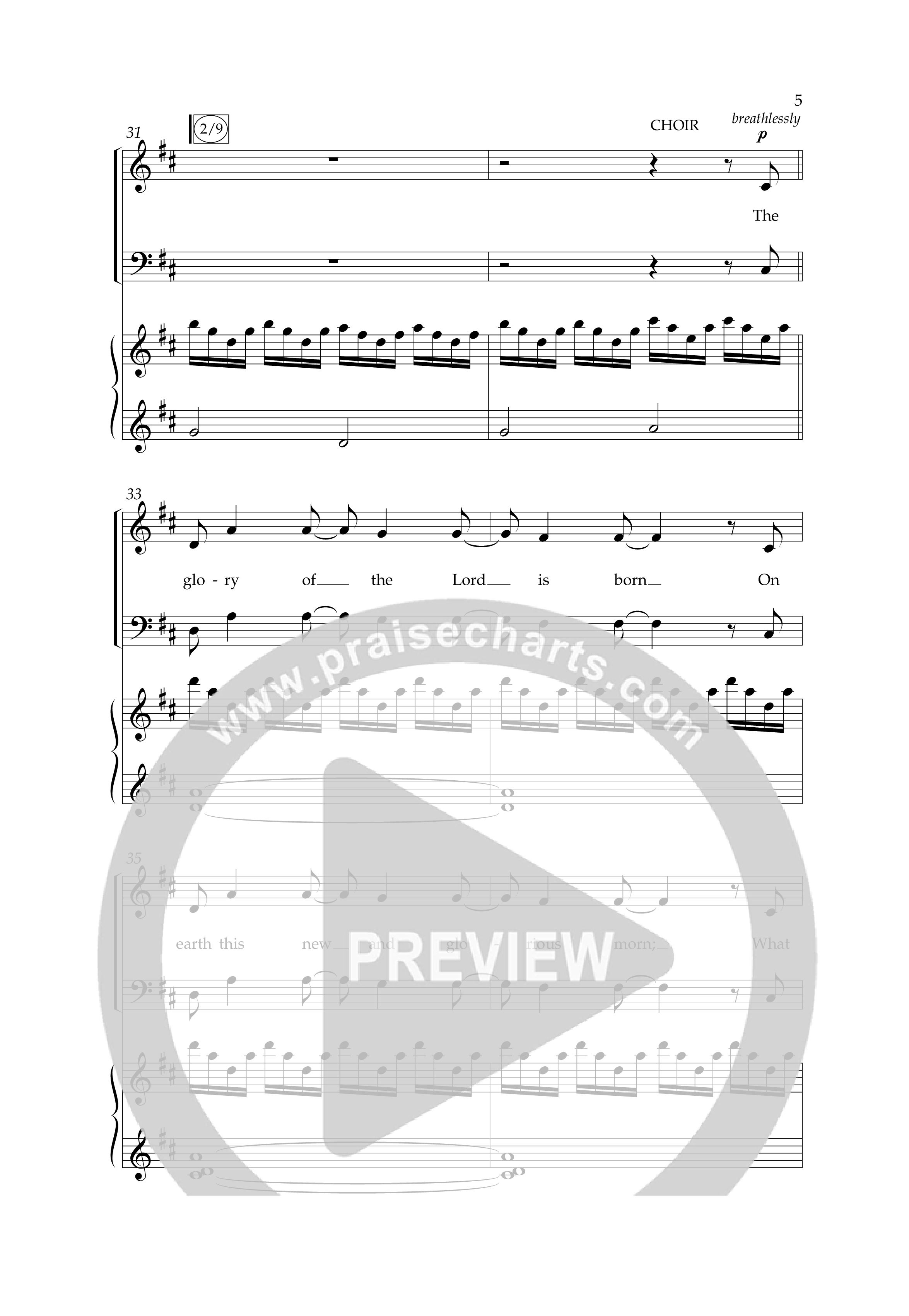 Let The Bells Ring Loud (Choral Anthem SATB) Anthem (SATB/Piano) (Lifeway Choral / Arr. Phillip Keveren)