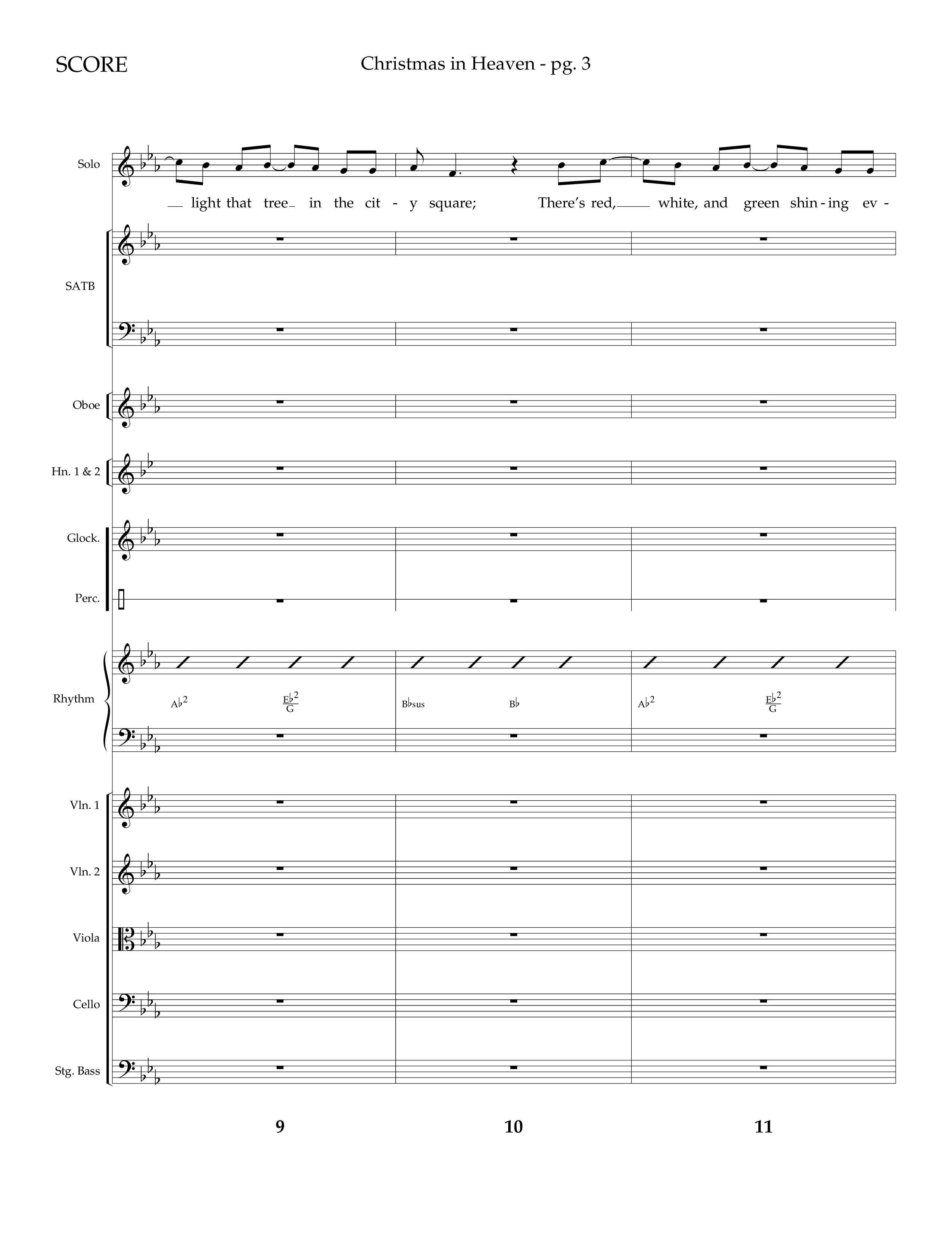 Christmas In Heaven (Choral Anthem SATB) Orchestration (Lifeway Choral / Arr. Phillip Keveren)