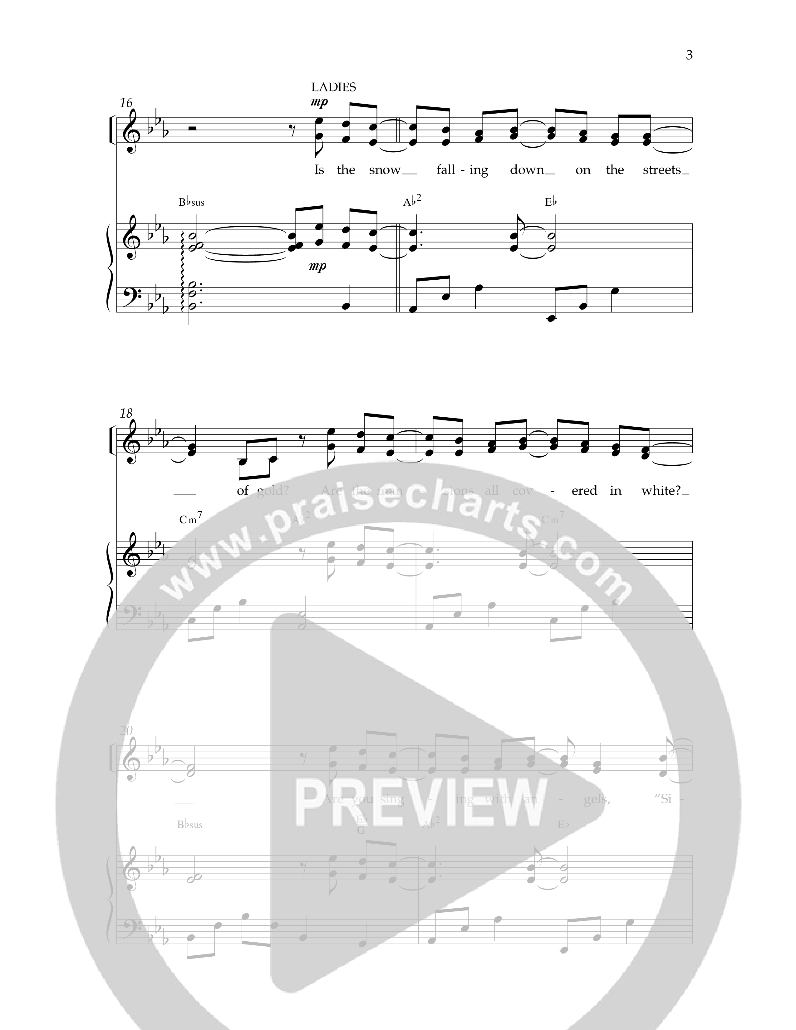 Christmas In Heaven (Choral Anthem SATB) Anthem (SATB/Piano) (Lifeway Choral / Arr. Phillip Keveren)