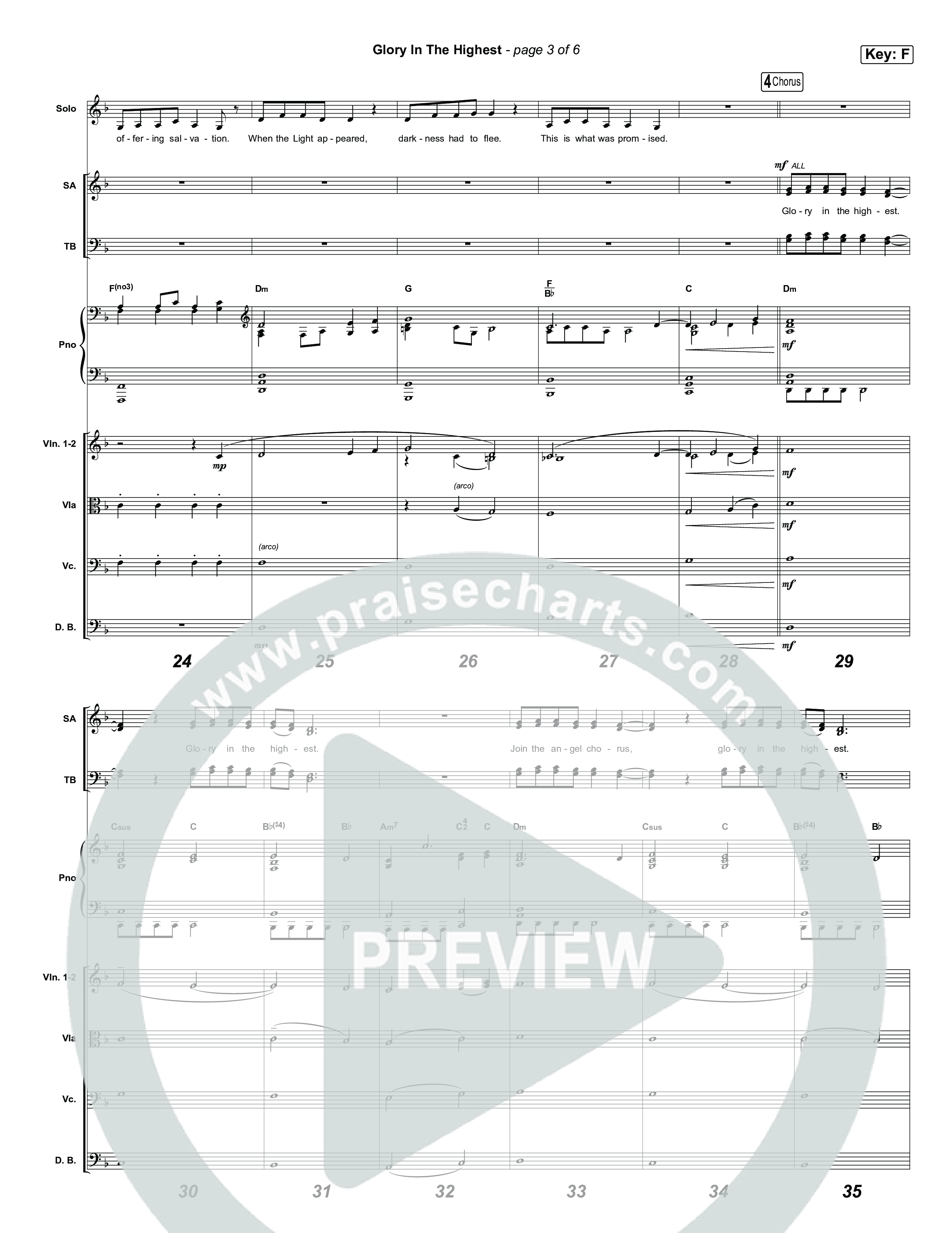 Glory In The Highest Orchestration (Journey Worship Co)