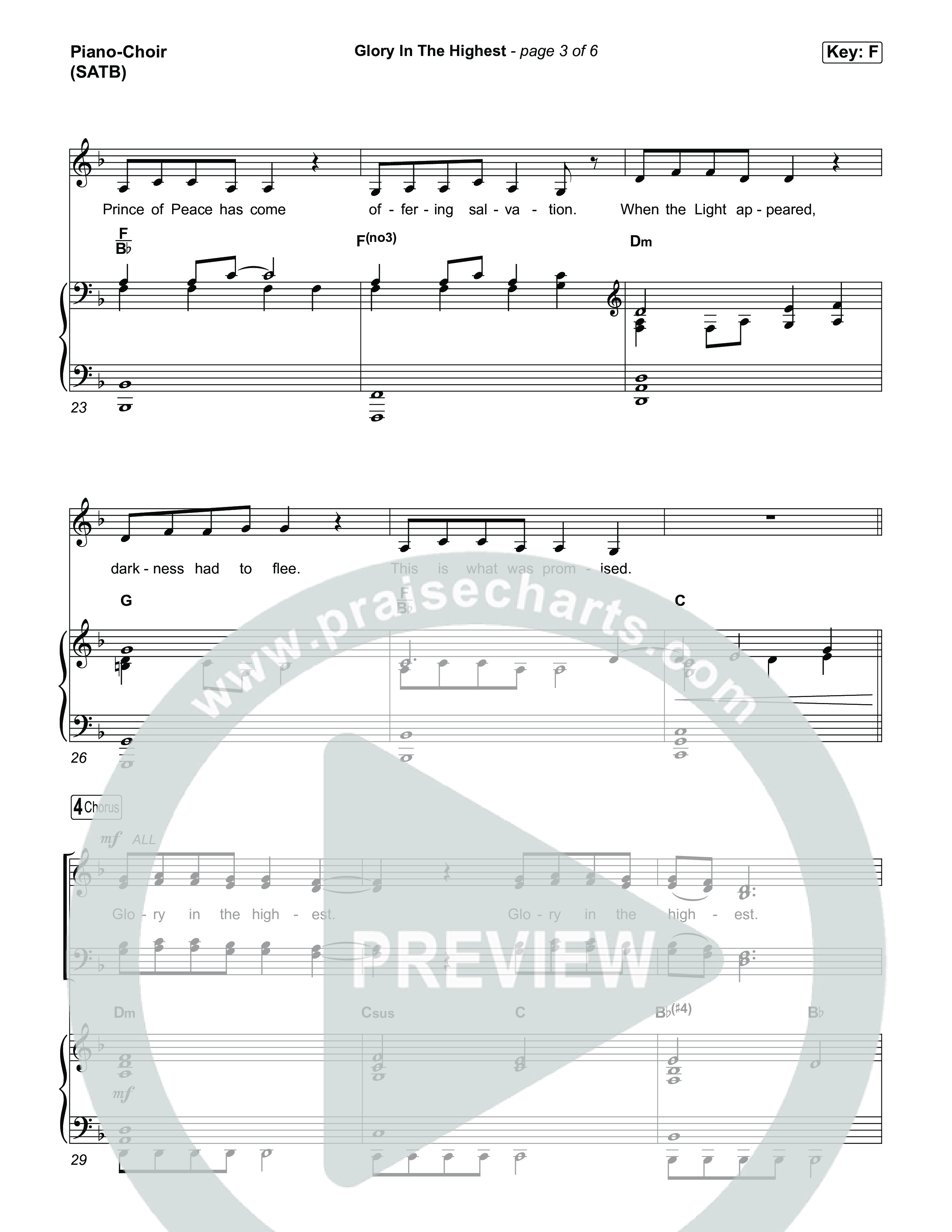 Glory In The Highest Piano/Vocal Pack (Journey Worship Co)