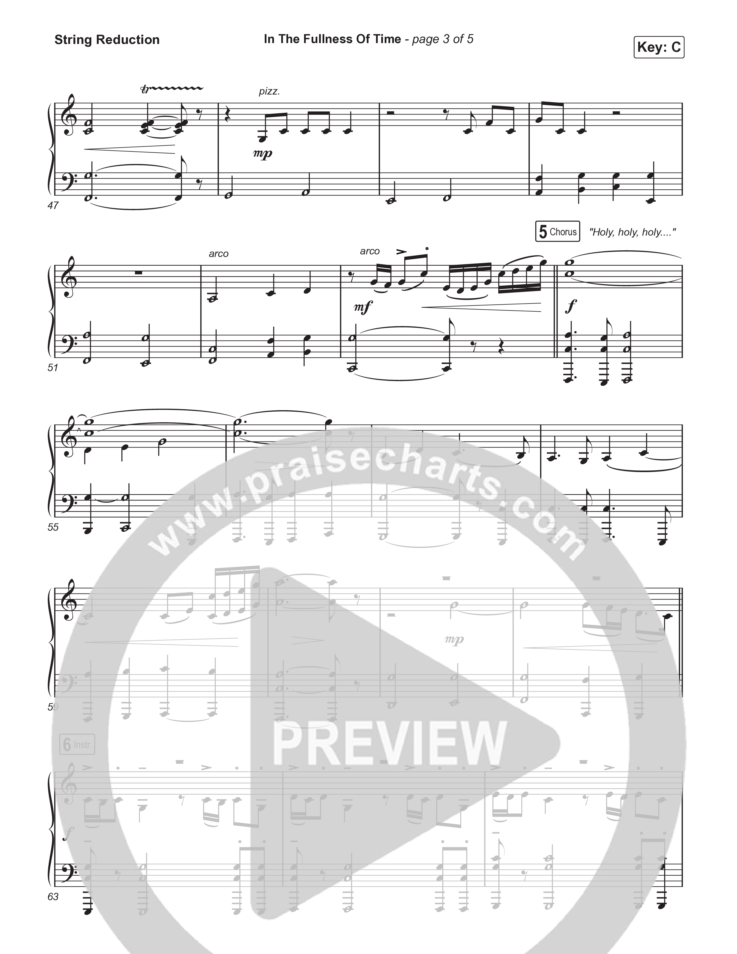 In The Fullness Of Time (Sing It Now) String Reduction (Matt Papa / Matt Boswell / Arr. Luke Gambill)