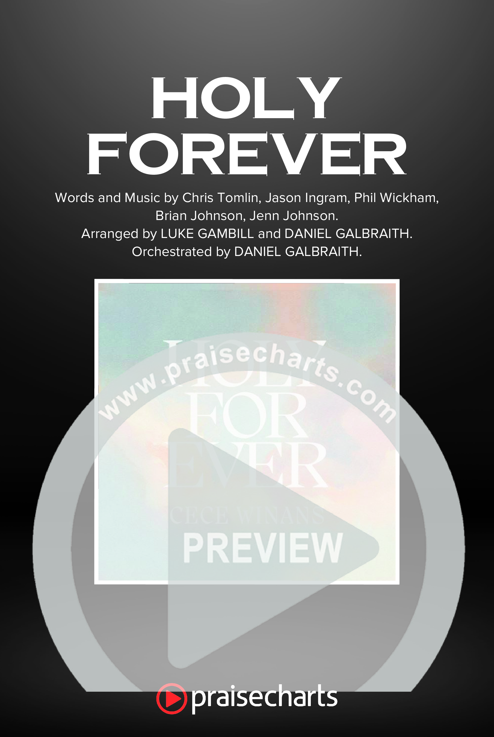 Holy Forever (Worship Choir/SAB) Octavo Cover Sheet (CeCe Winans / Arr. Luke Gambill)