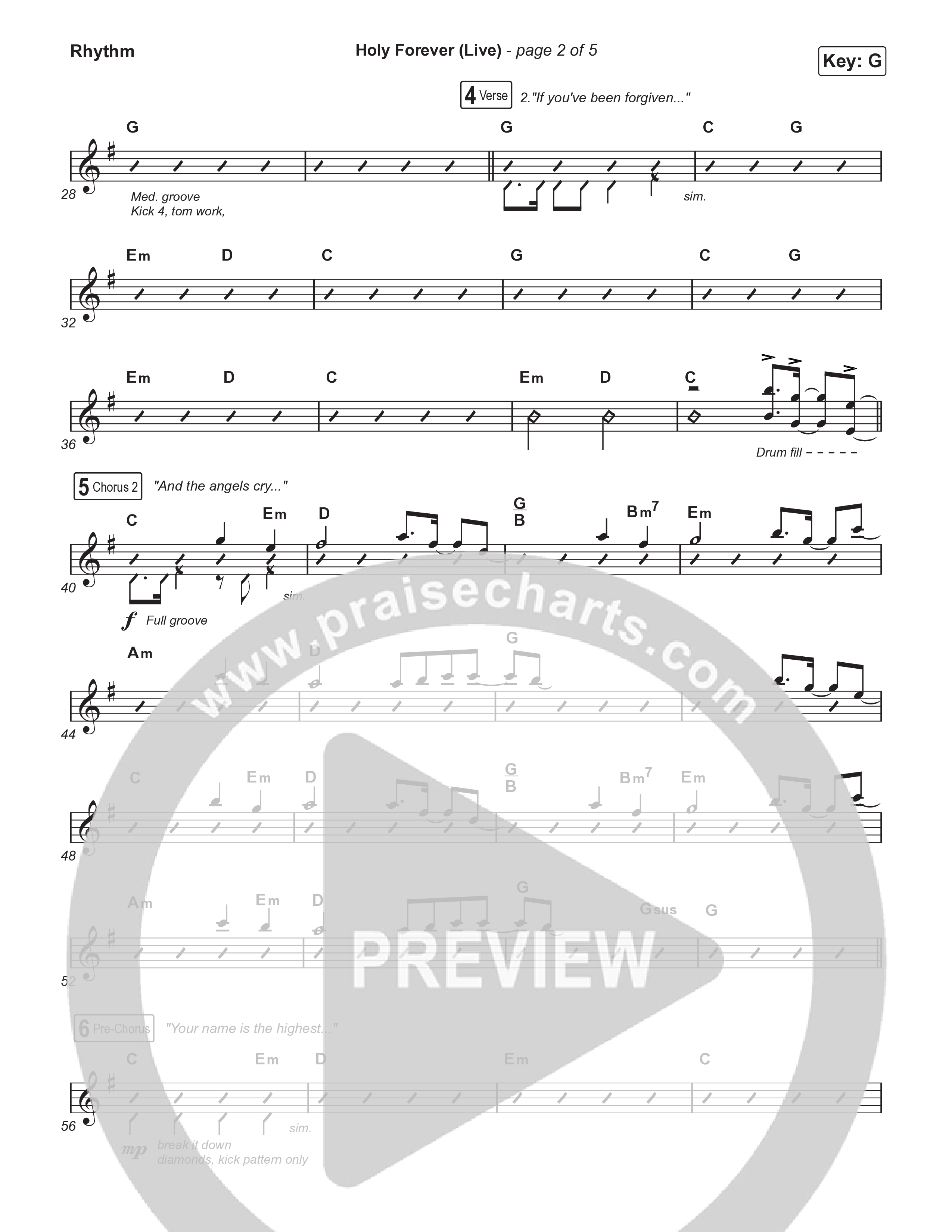Holy Forever (Sing It Now) Rhythm Pack (CeCe Winans / Arr. Luke Gambill)