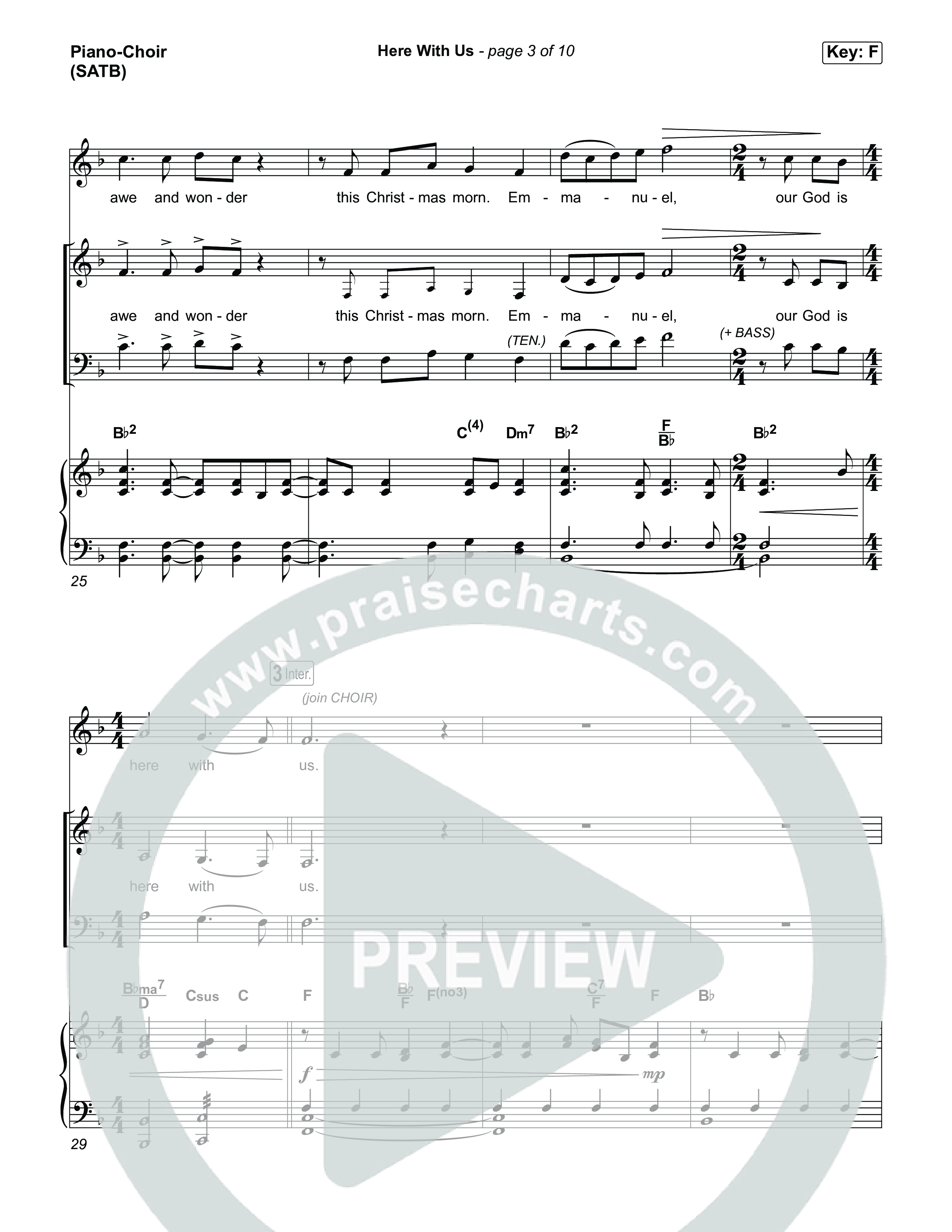 Here With Us Piano/Vocal Pack (Michael W. Smith)