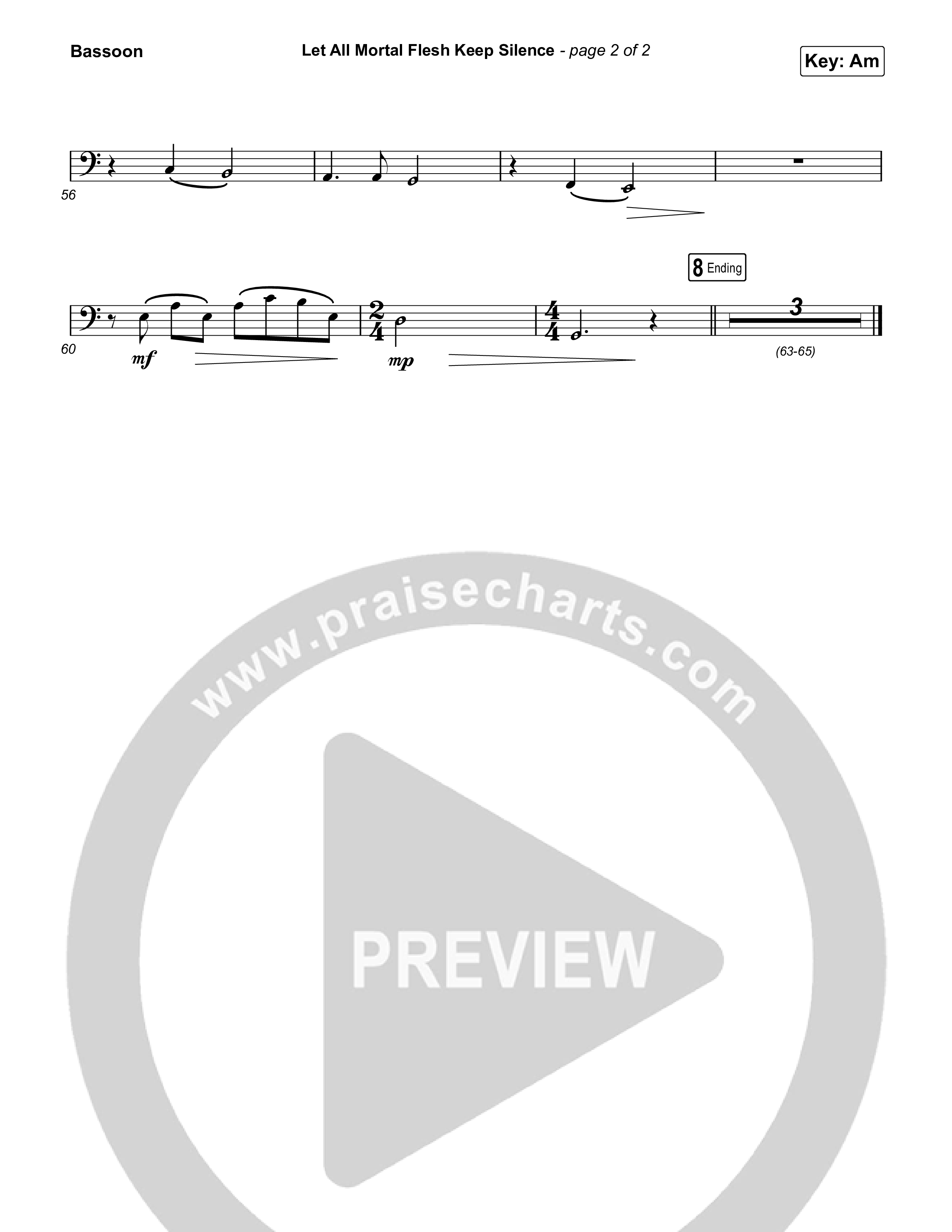 Let All Mortal Flesh Keep Silence Bassoon (Keith & Kristyn Getty / JJ Heller)