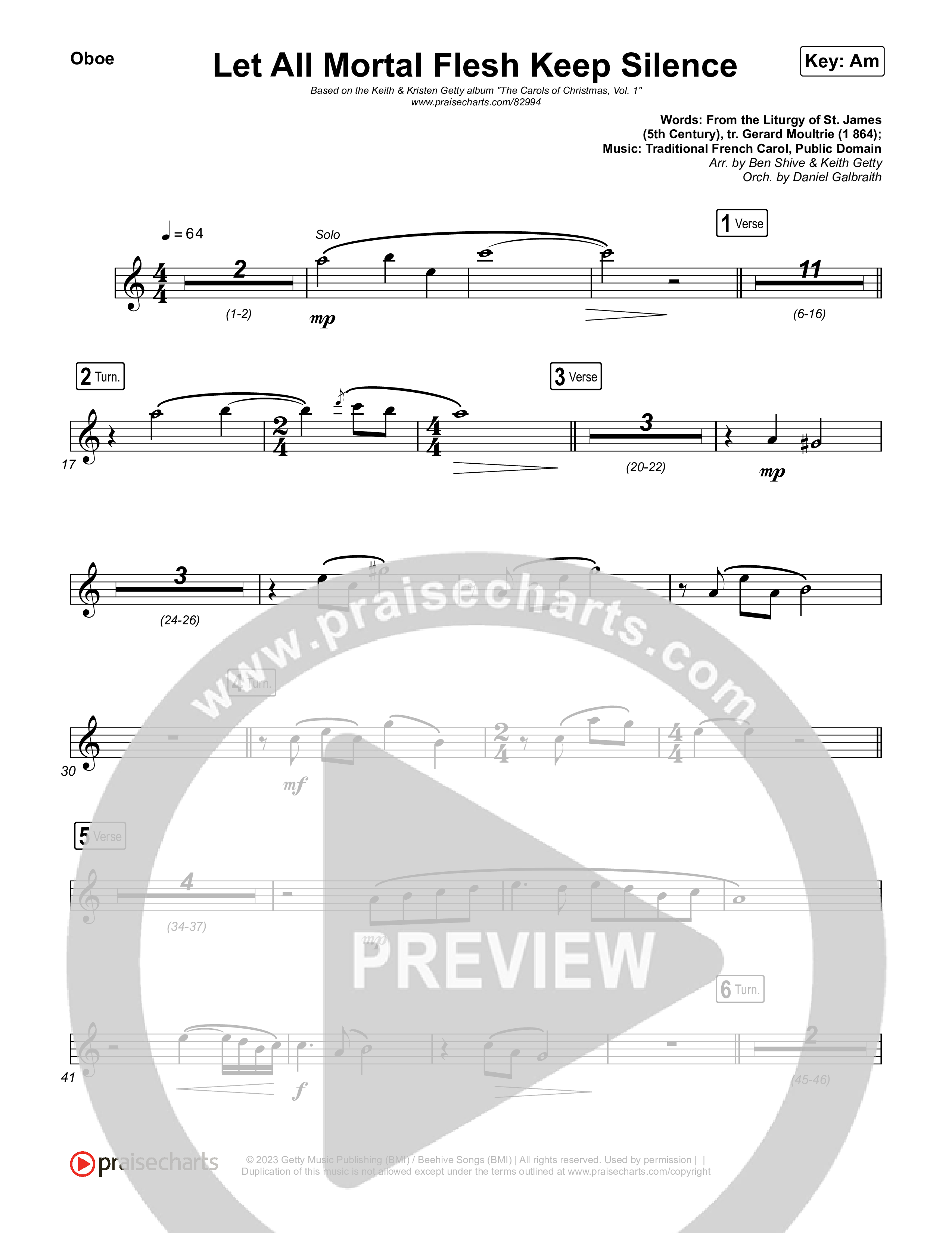 Let All Mortal Flesh Keep Silence Wind Pack (Keith & Kristyn Getty / JJ Heller)