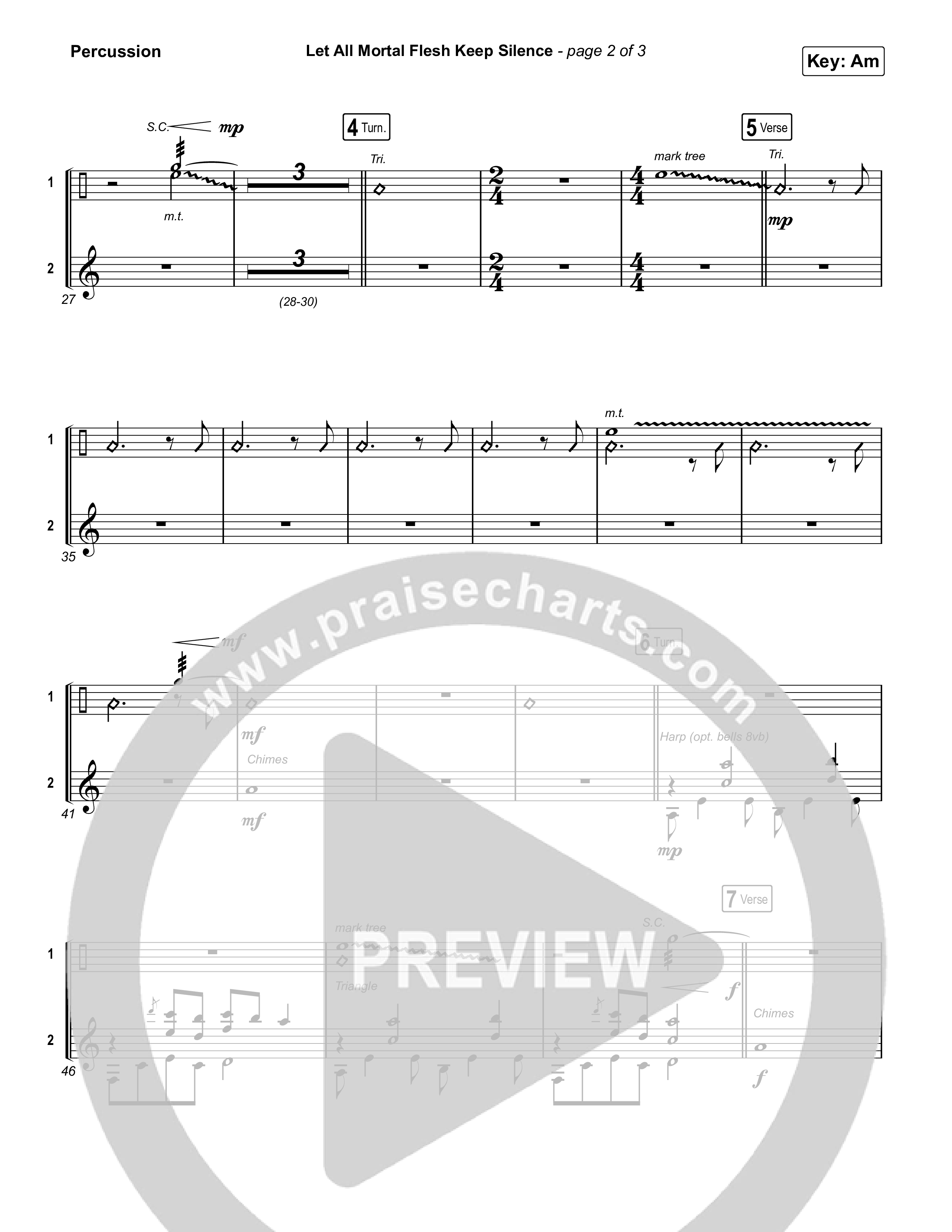 Let All Mortal Flesh Keep Silence Percussion (Keith & Kristyn Getty / JJ Heller)