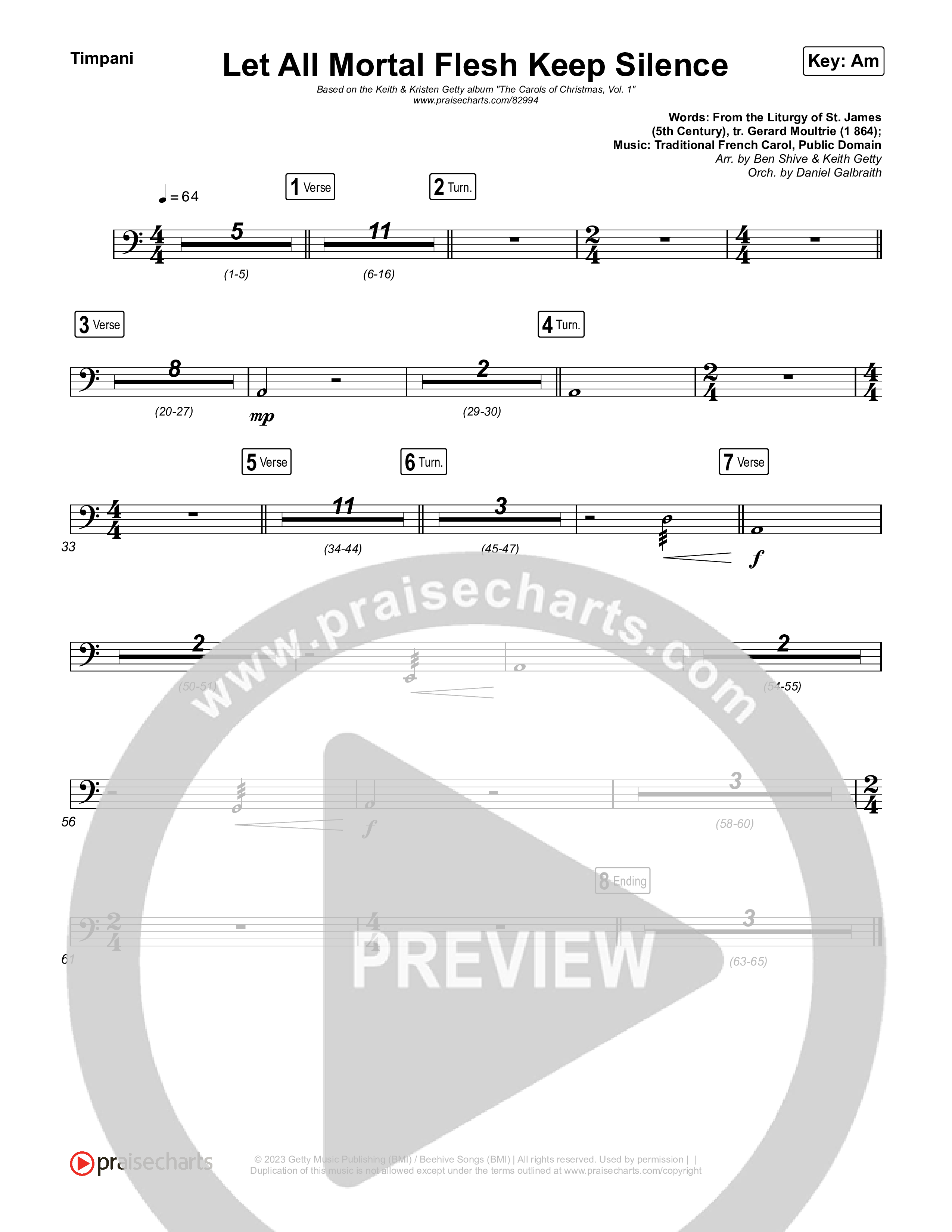Let All Mortal Flesh Keep Silence Timpani (Keith & Kristyn Getty / JJ Heller)
