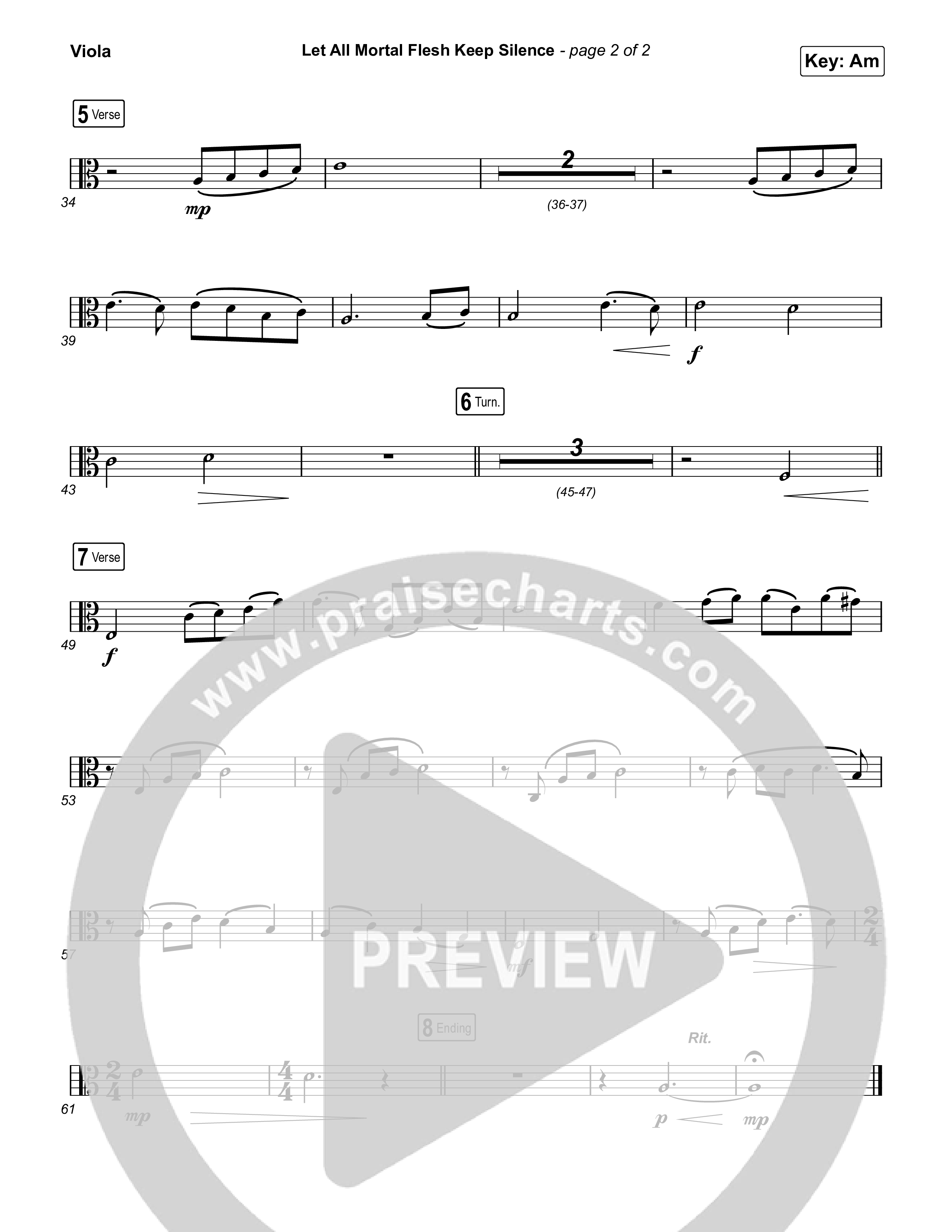 Let All Mortal Flesh Keep Silence Viola (Keith & Kristyn Getty / JJ Heller)