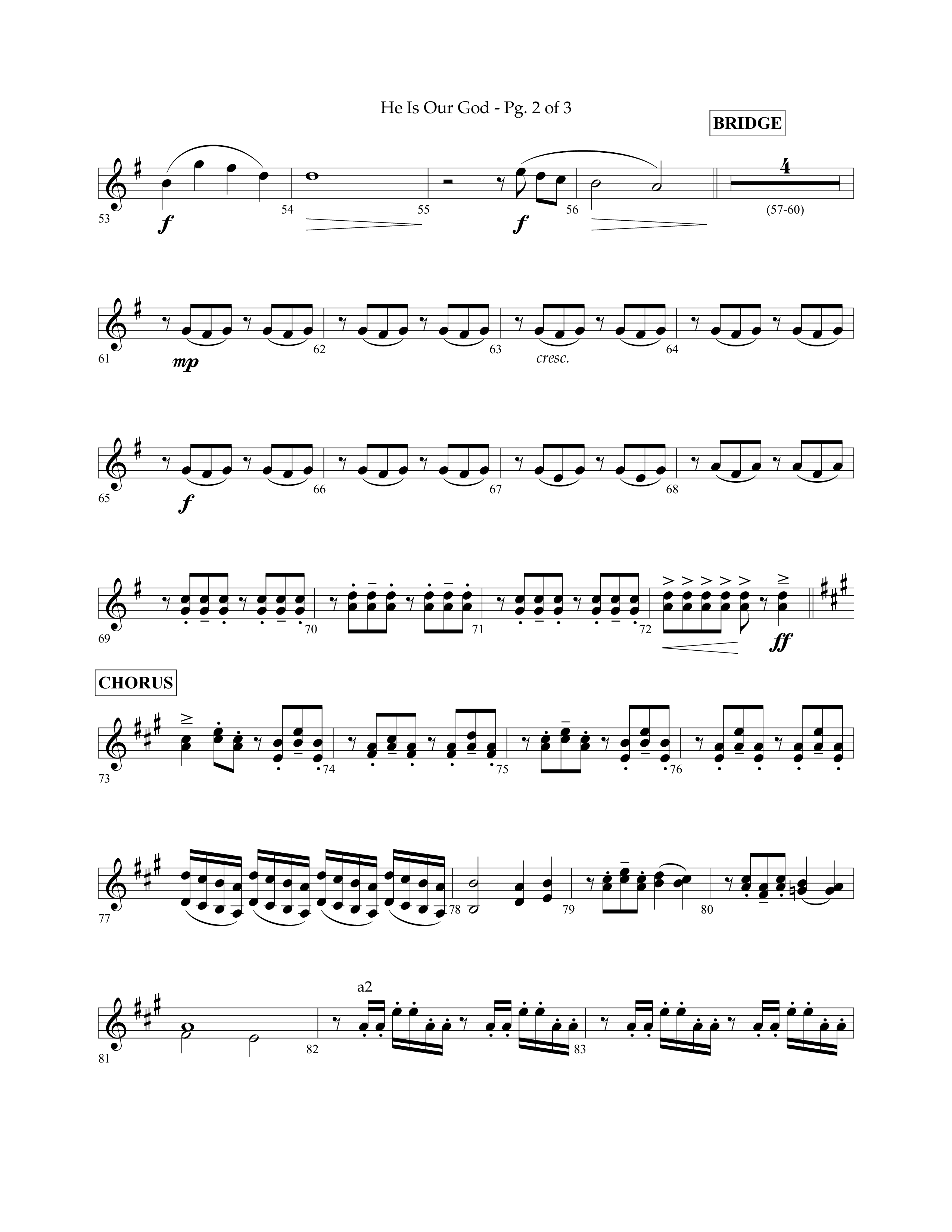 He Is Our God (Choral Anthem SATB) Clarinet 1/2 (Lifeway Choral / Arr. John Bolin / Arr. Don Koch / Arr. Eric Belvin / Orch. Phillip Keveren)