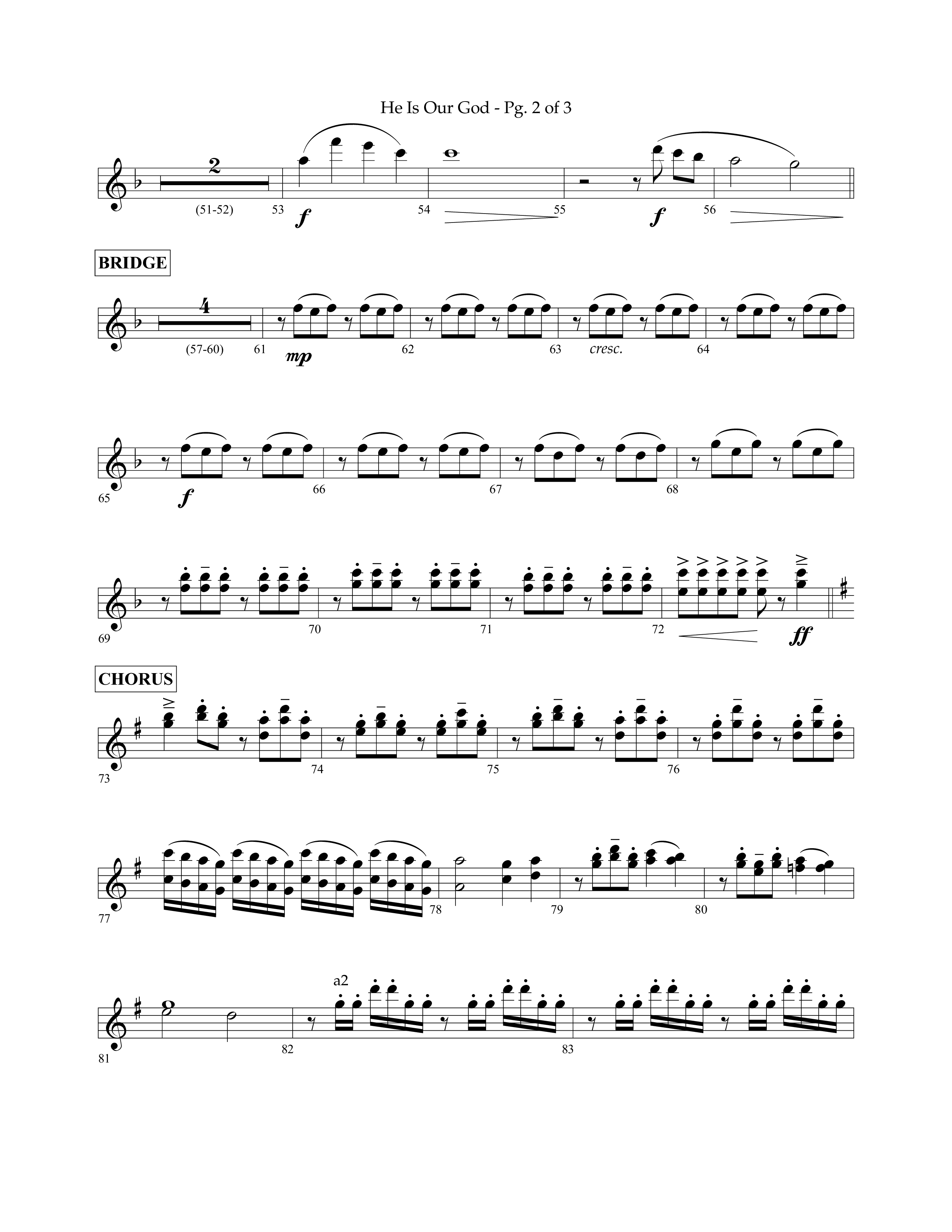 He Is Our God (Choral Anthem SATB) Flute 1/2 (Lifeway Choral / Arr. John Bolin / Arr. Don Koch / Arr. Eric Belvin / Orch. Phillip Keveren)