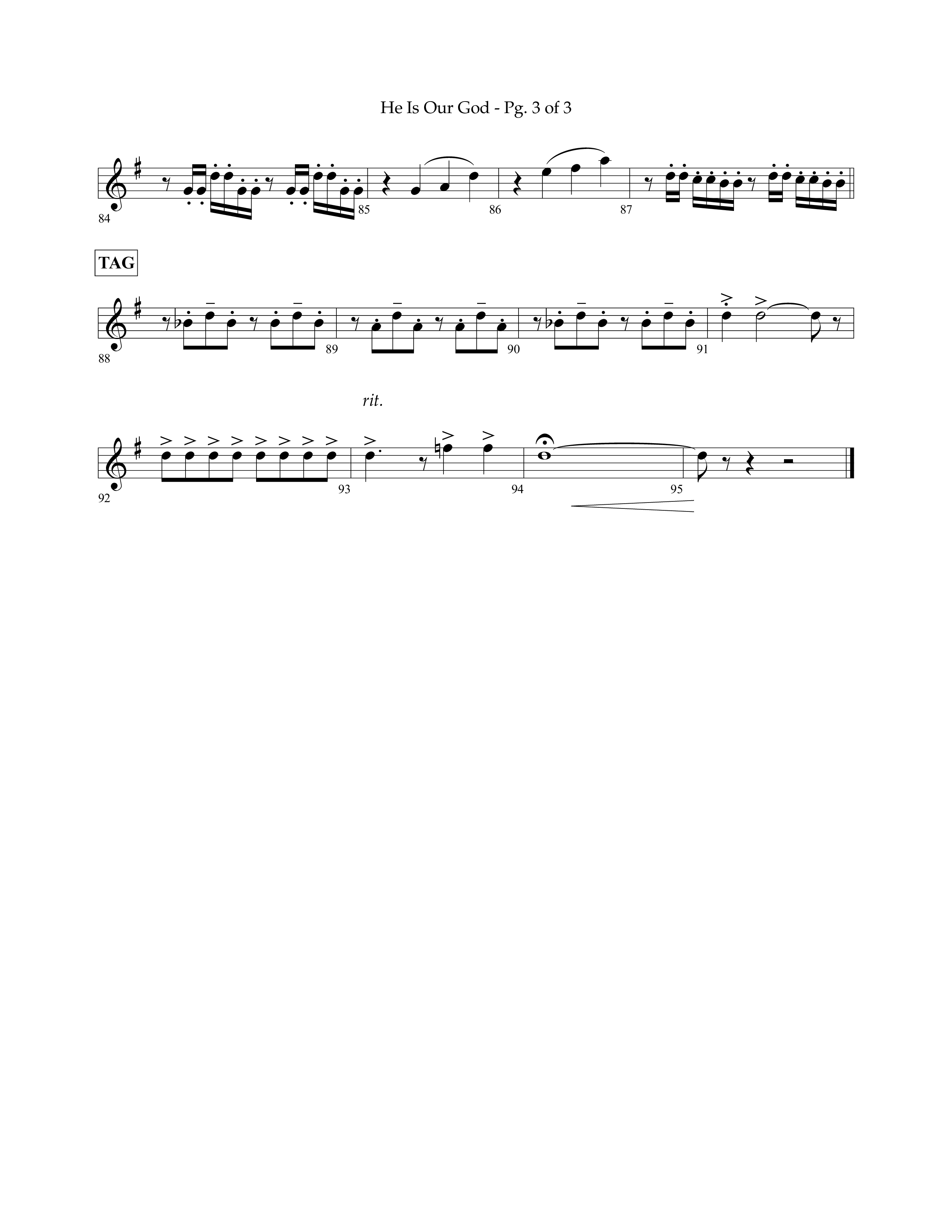 He Is Our God (Choral Anthem SATB) Oboe (Lifeway Choral / Arr. John Bolin / Arr. Don Koch / Arr. Eric Belvin / Orch. Phillip Keveren)