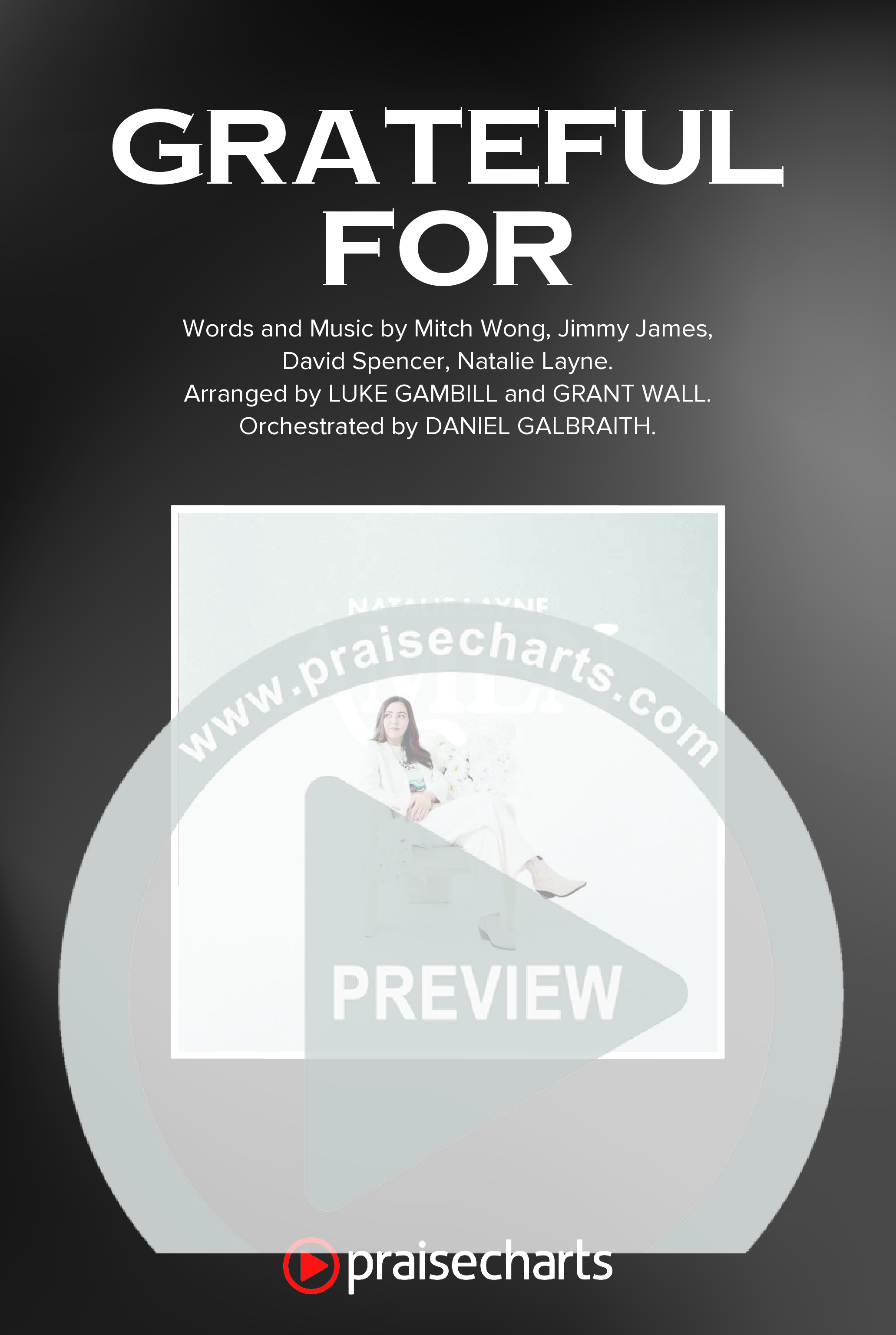 Grateful For (Choral Anthem SATB) Octavo Cover Sheet (Natalie Layne / Arr. Luke Gambill)