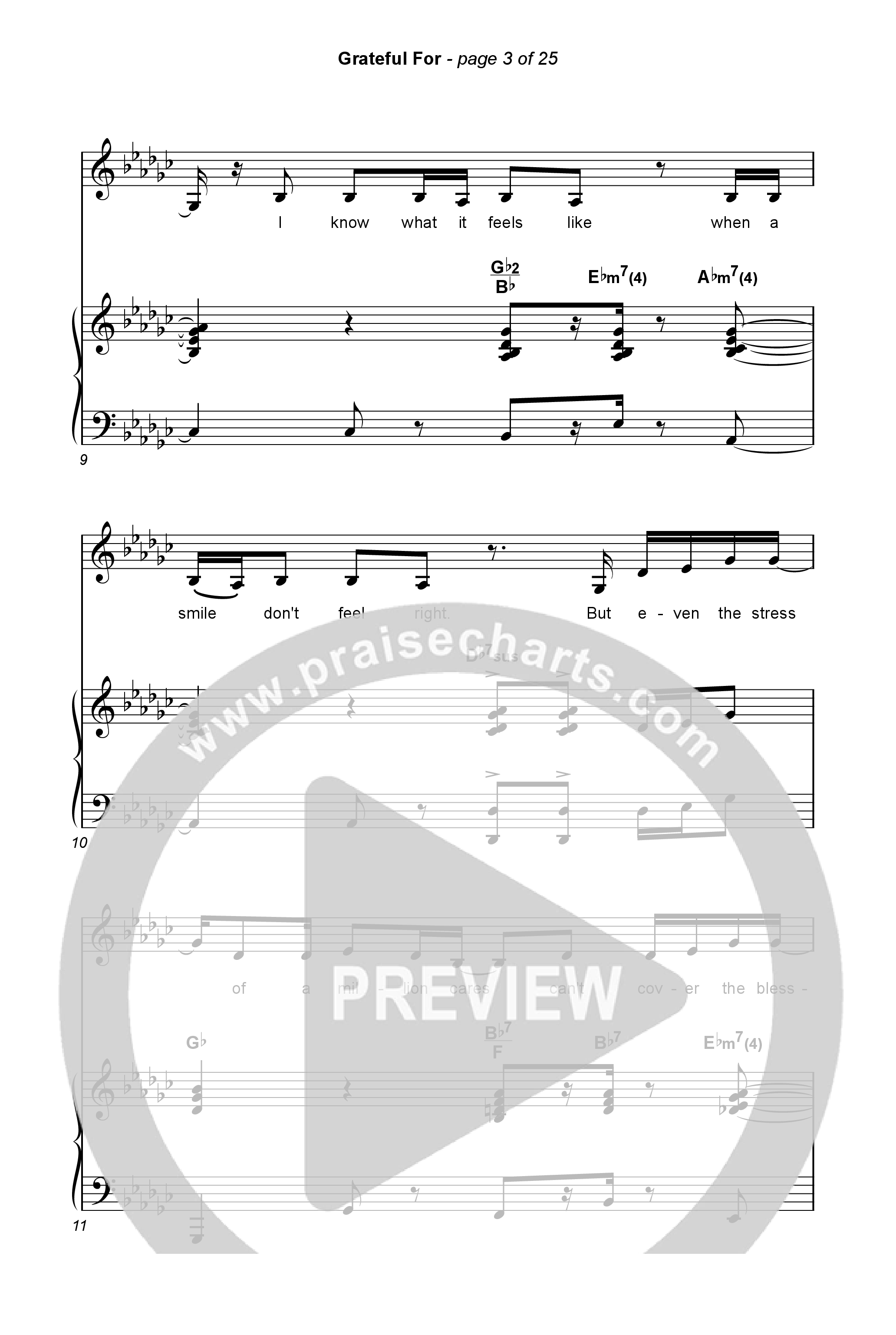 Grateful For (Sing It Now) Octavo (SATB & Pno) (Natalie Layne / Arr. Luke Gambill)