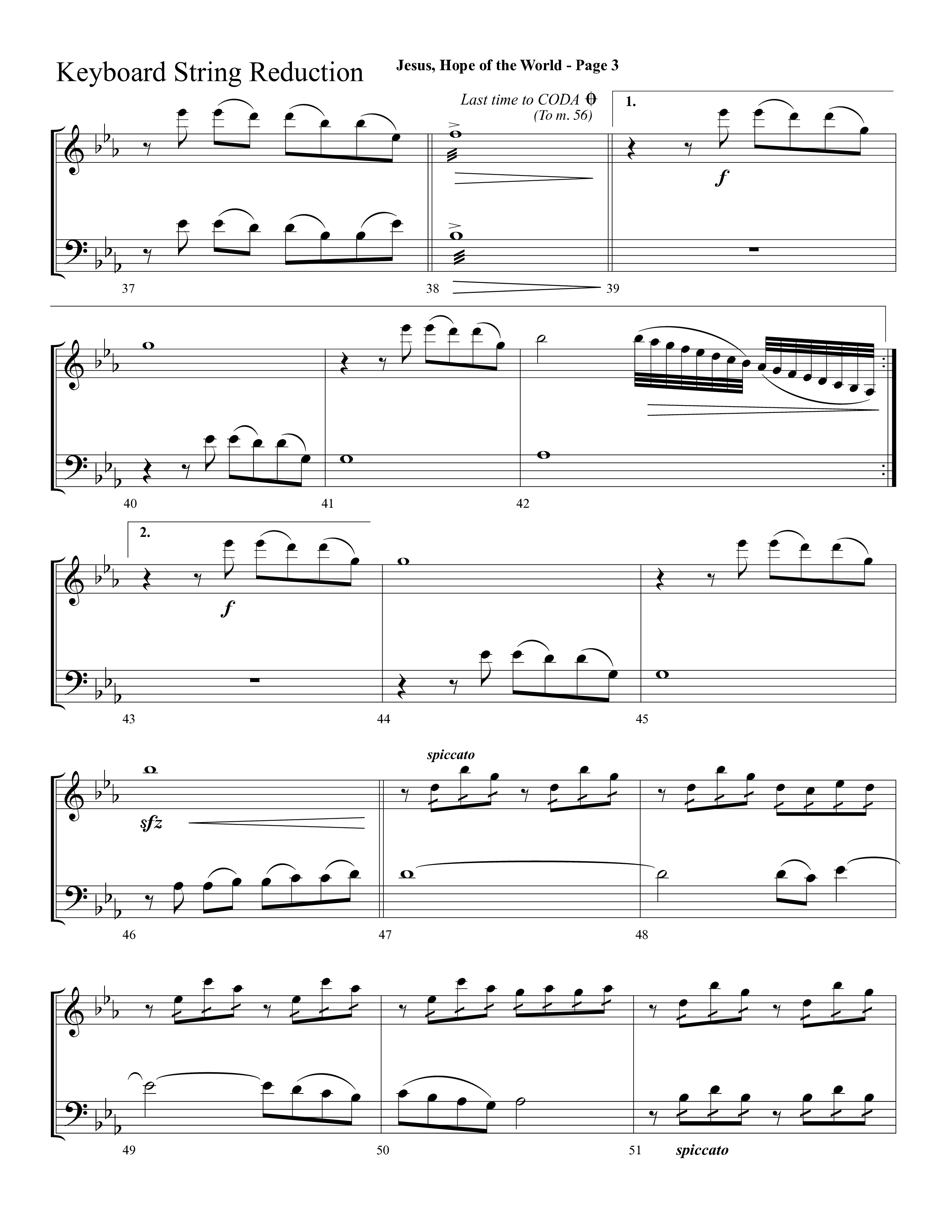 Jesus Hope Of The World (Choral Anthem SATB) String Reduction (Lifeway Choral / Arr. Mark Willard / Orch. Stephen K. Hand / Orch. Phillip Keveren)
