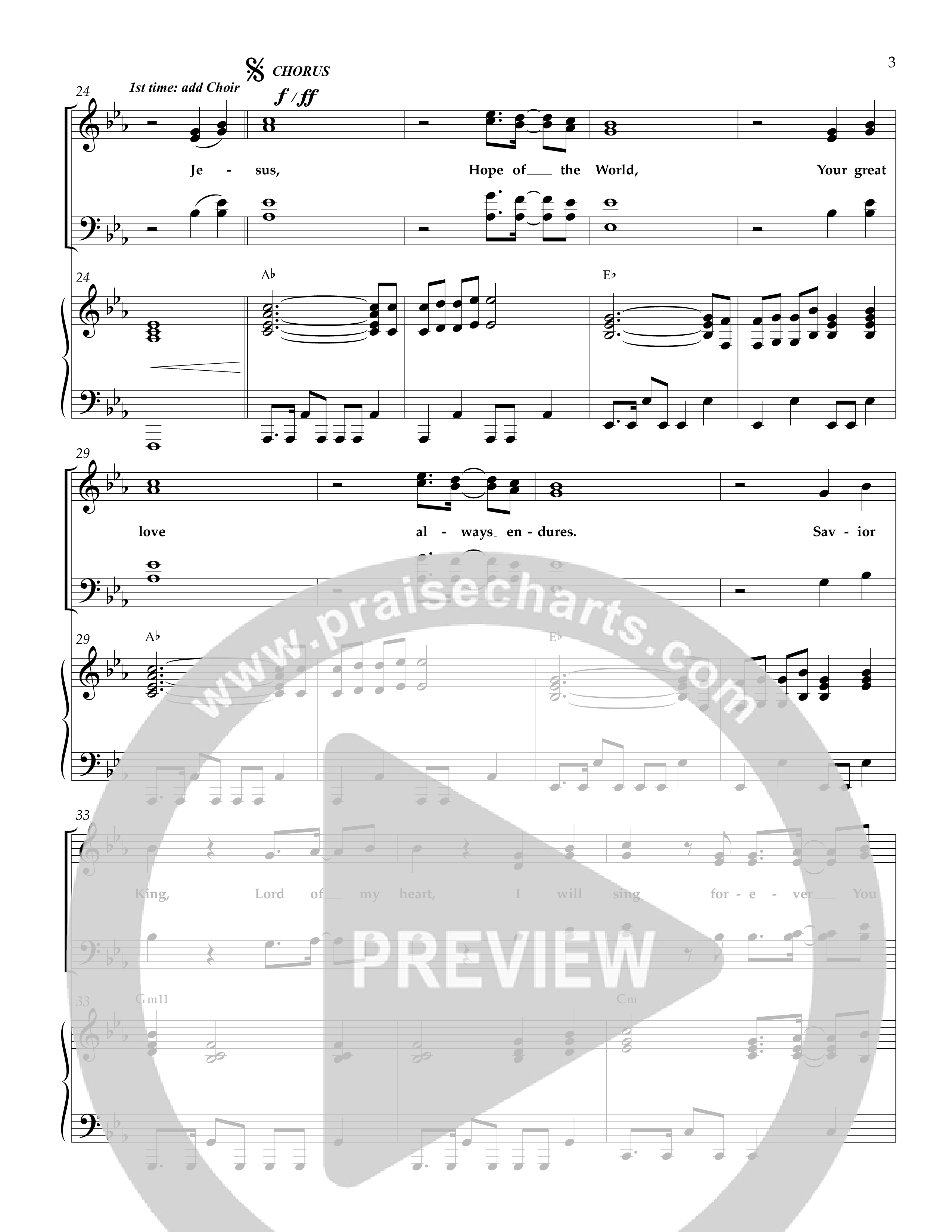 Jesus Hope Of The World (Choral Anthem SATB) Anthem (SATB/Piano) (Lifeway Choral / Arr. Mark Willard / Orch. Stephen K. Hand / Orch. Phillip Keveren)