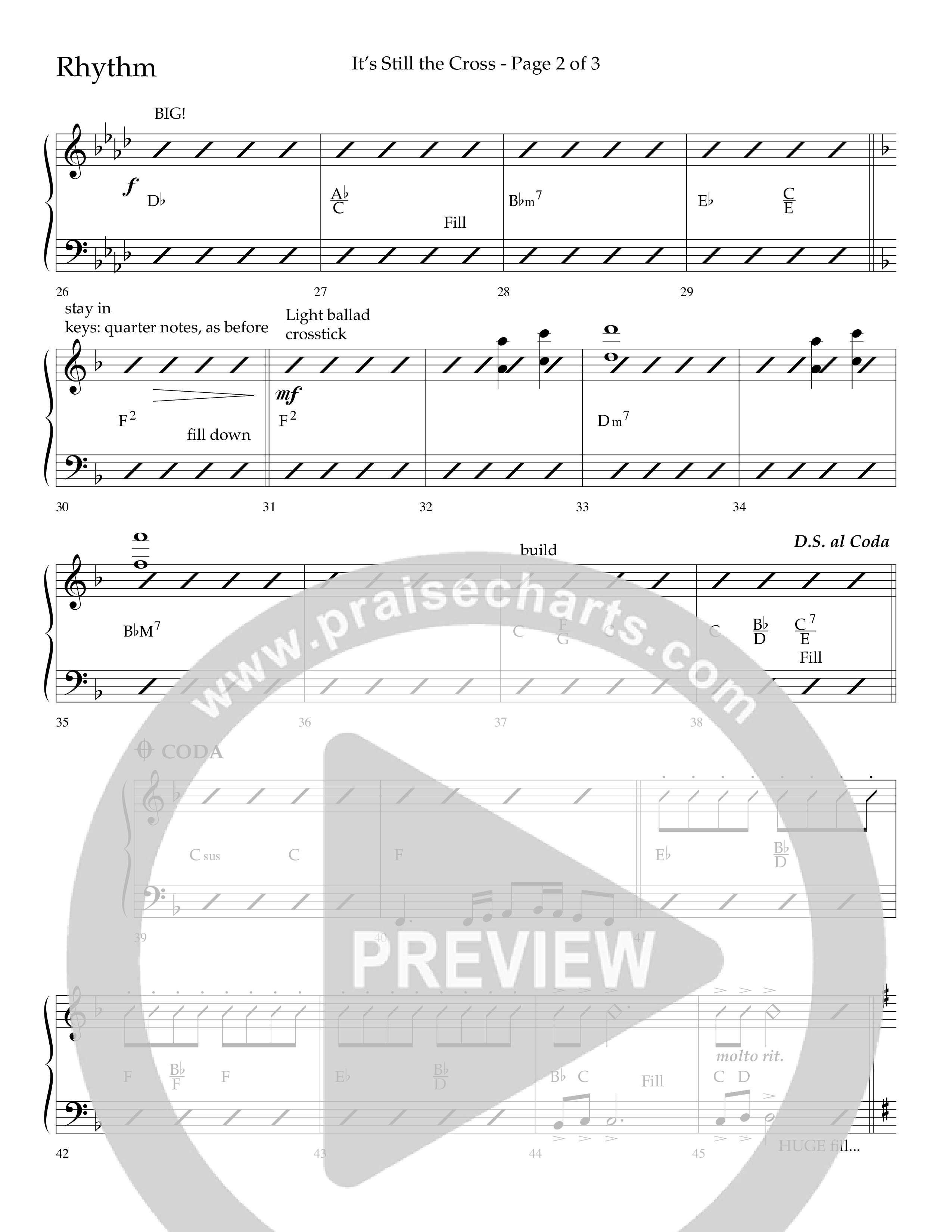 It’s Still The Cross (Choral Anthem SATB) Lead Melody & Rhythm (Lifeway Choral / Arr. Dave Williamson)