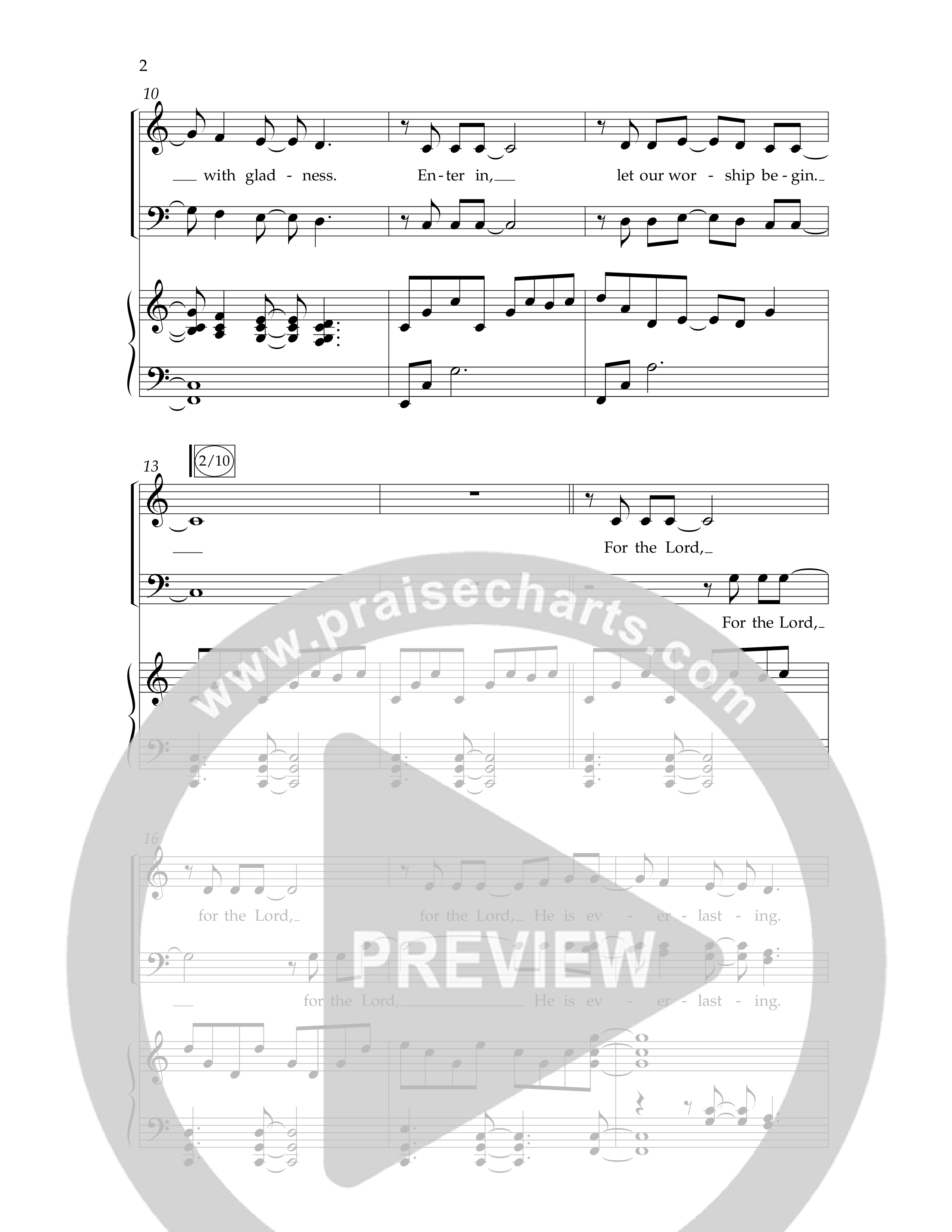 Enter In (Choral Anthem SATB) Anthem (SATB/Piano) (Lifeway Choral / Arr. Phillip Keveren)