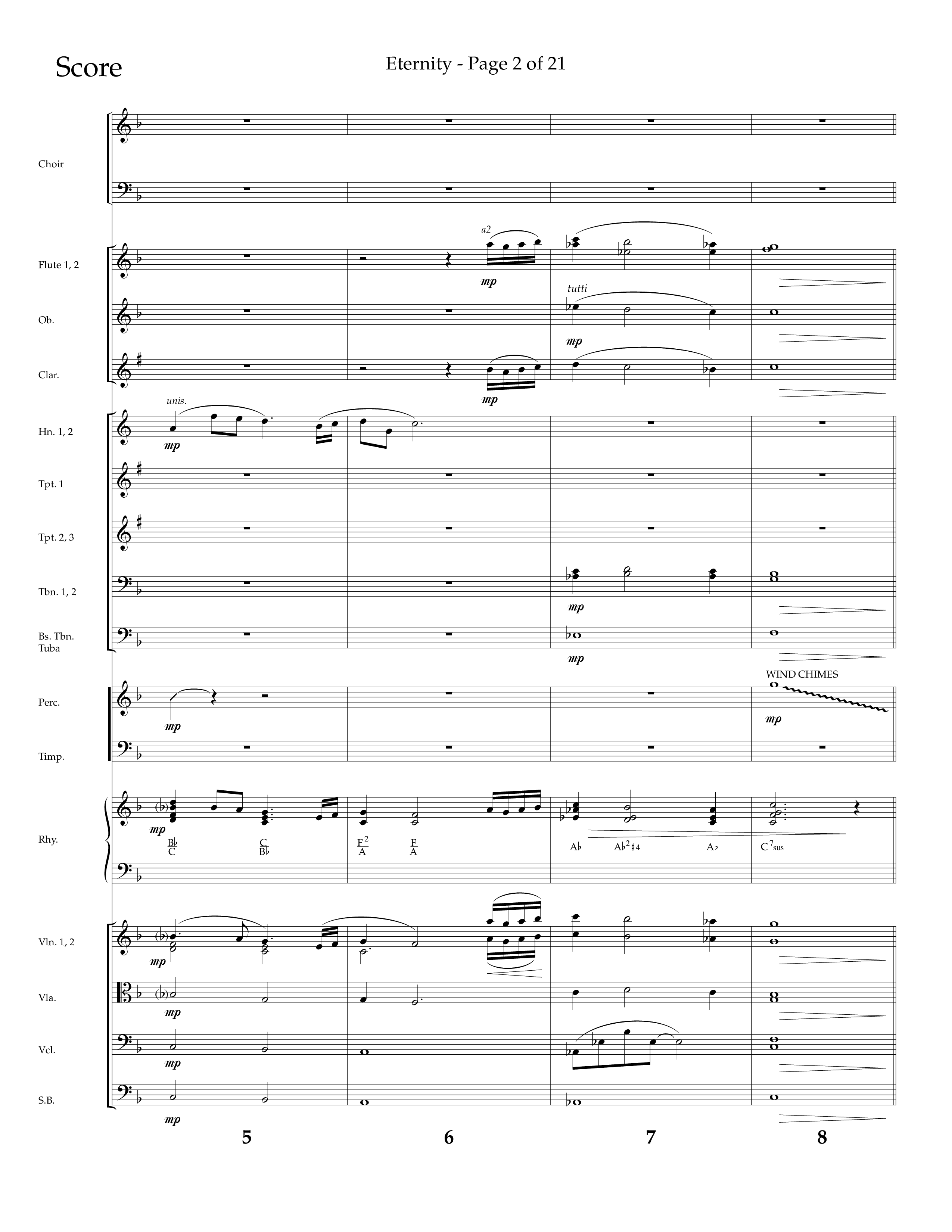 Eternity (Choral Anthem SATB) Conductor's Score (Lifeway Choral / Arr. Bradley Knight)