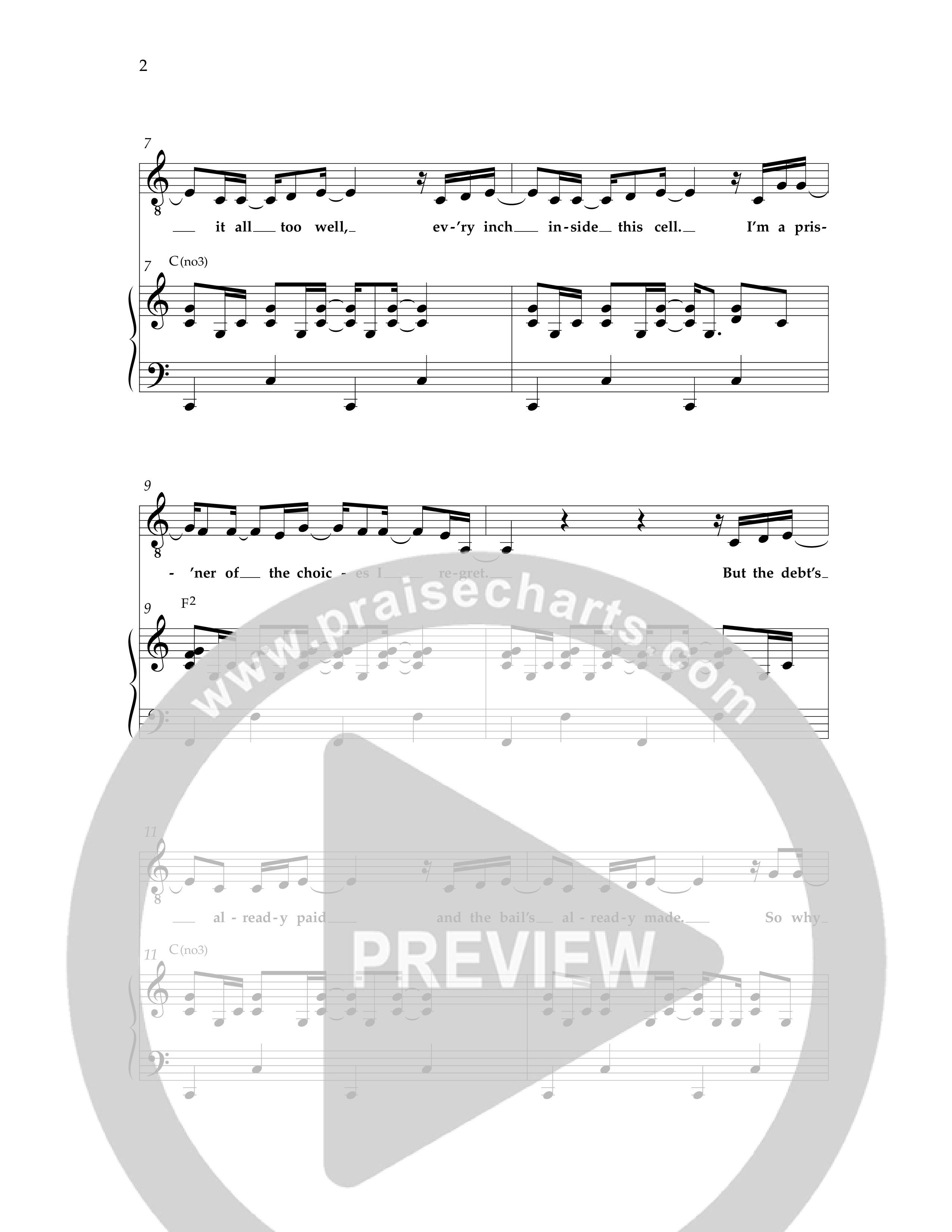 No More (Choral Anthem SATB) Anthem (SATB/Piano) (Lifeway Choral / Arr. Cliff Duren)