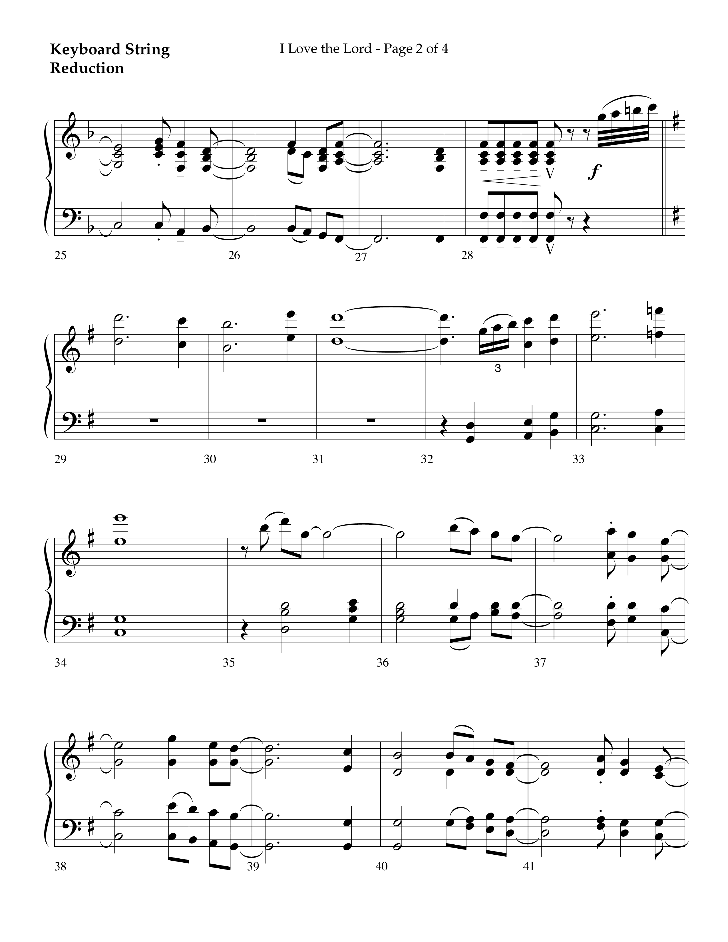 I Love The Lord (Choral Anthem SATB) String Reduction (Lifeway Choral / Arr. Danny Zaloudik)
